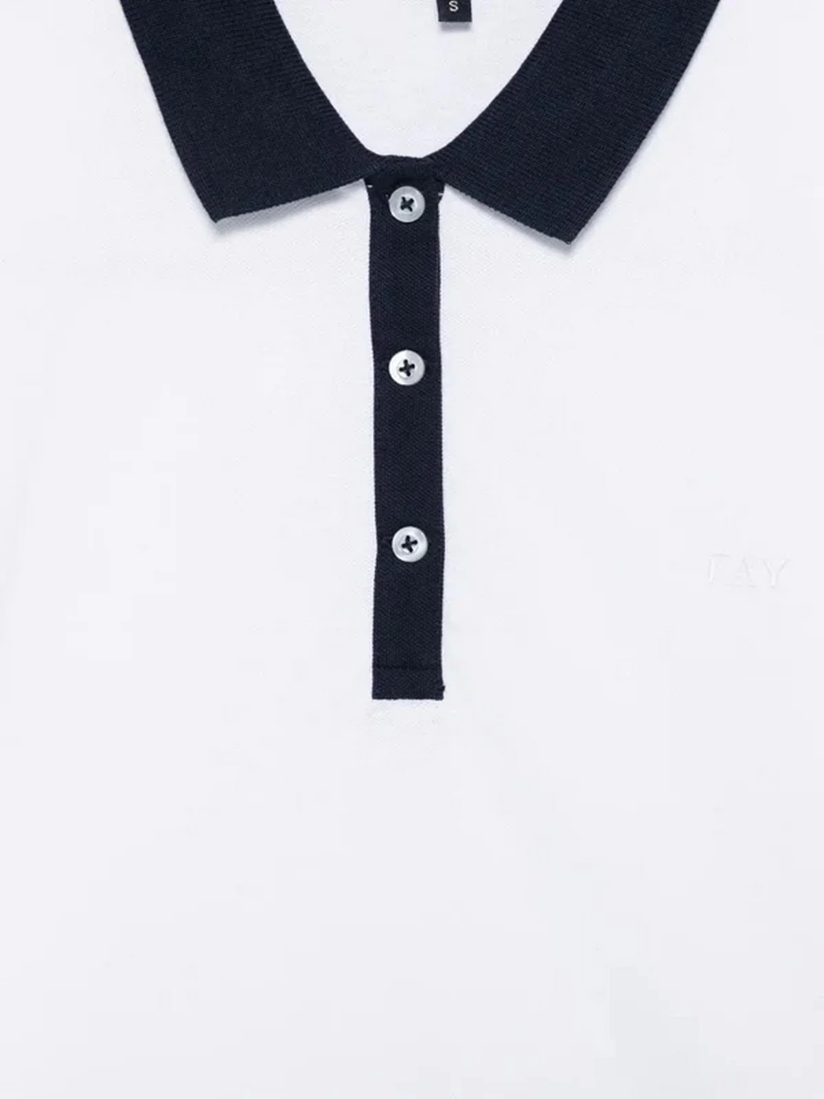FAY Polo Donna  NPWB252650STDWB001 Bianco - Image 2