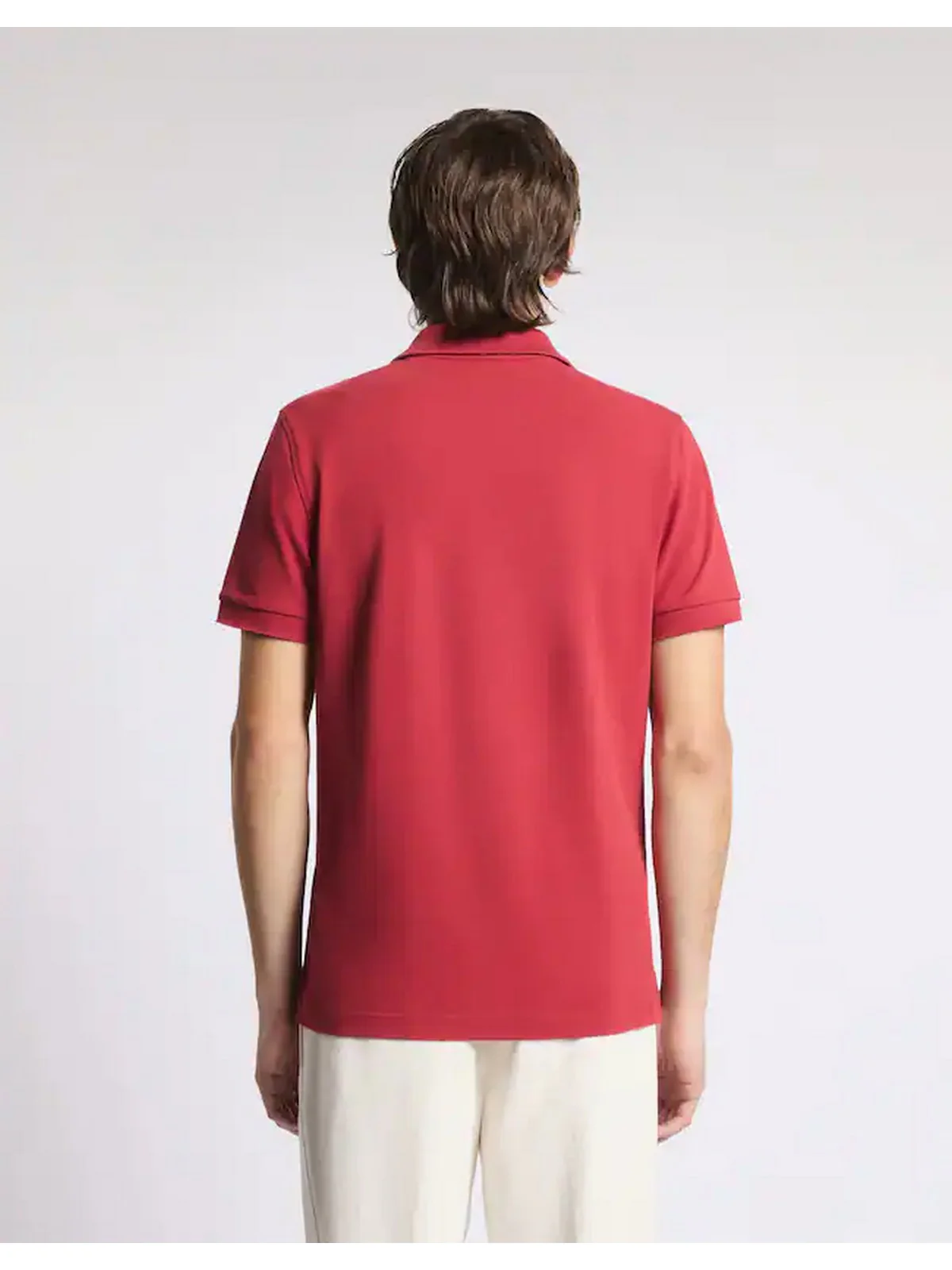 FAY Polo Uomo  NPMB252135STDWR002 Rosso - Image 2