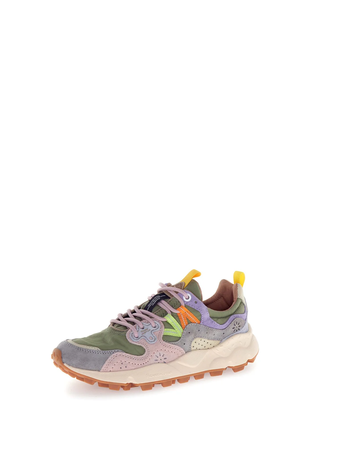 FLOWER MOUNTAIN Sneaker Donna YAMANO 3 WOMAN 2017817-01-1B43 LIGHT GREY-MILITARE-CIPRIA - Image 5