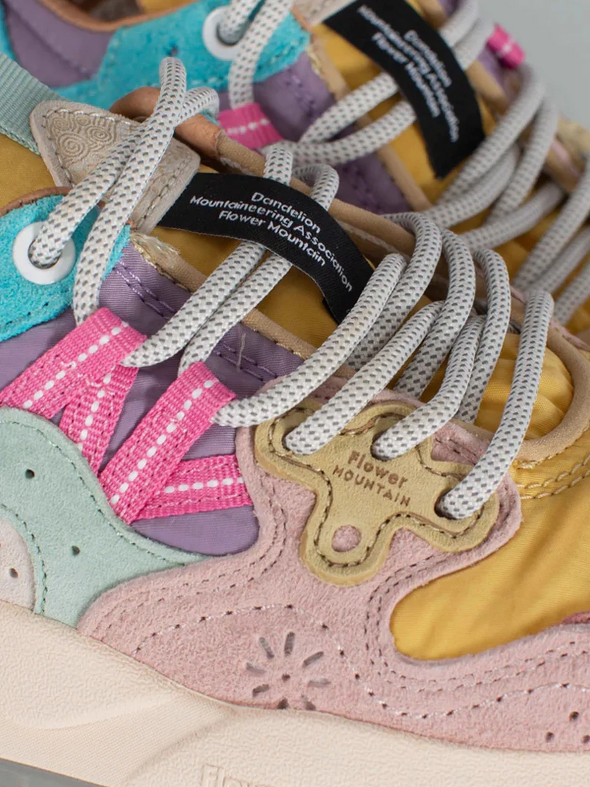 FLOWER MOUNTAIN Sneaker Donna YAMANO 3 WOMAN 2017817-01-1H07 PINK-OCHER-LIGHT PINK - Image 6