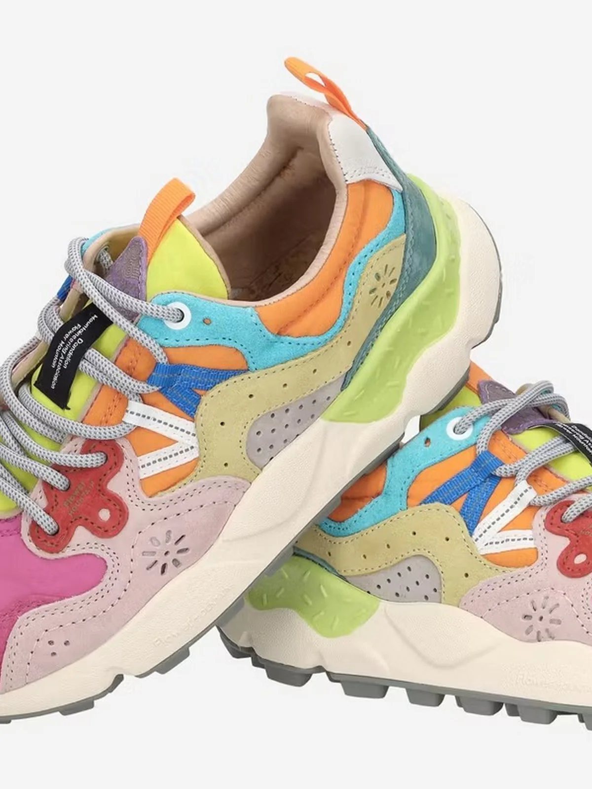 FLOWER MOUNTAIN Sneaker Donna YAMANO 3 WOMAN 2017817-01-1L43 FUCHSIA-PINK-MULTI - Image 5