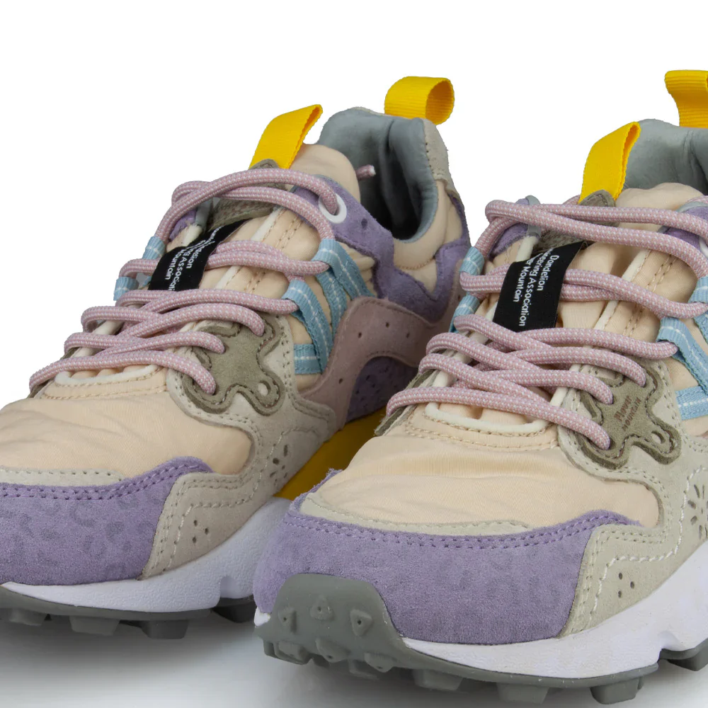FLOWER MOUNTAIN Sneaker Donna YAMANO 3 WOMAN 2017817-63-1M33 LILAC-SALMON-PINK - Image 3