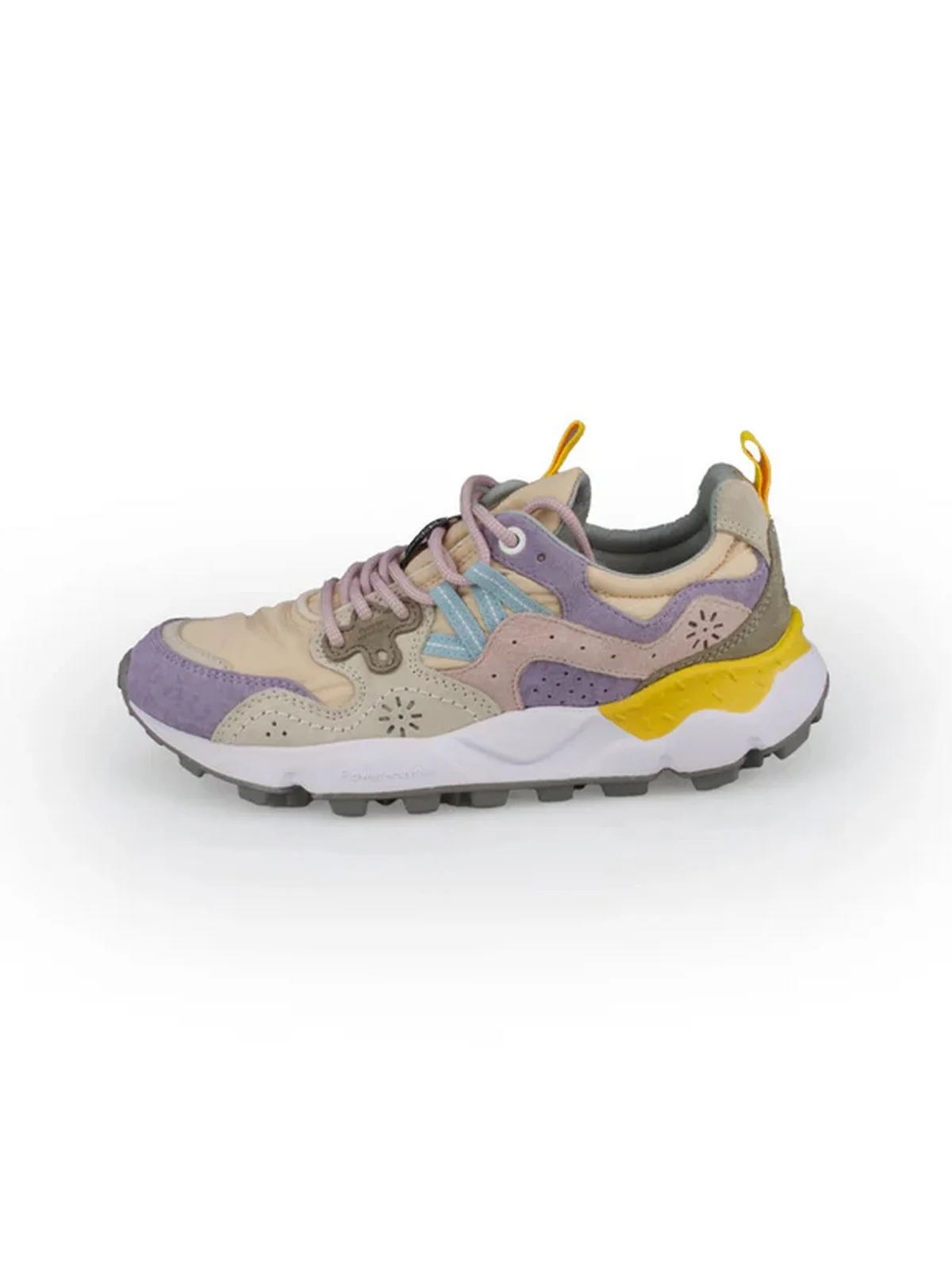 FLOWER MOUNTAIN Sneaker Donna YAMANO 3 WOMAN 2017817-63-1M33 LILAC-SALMON-PINK - Image 5