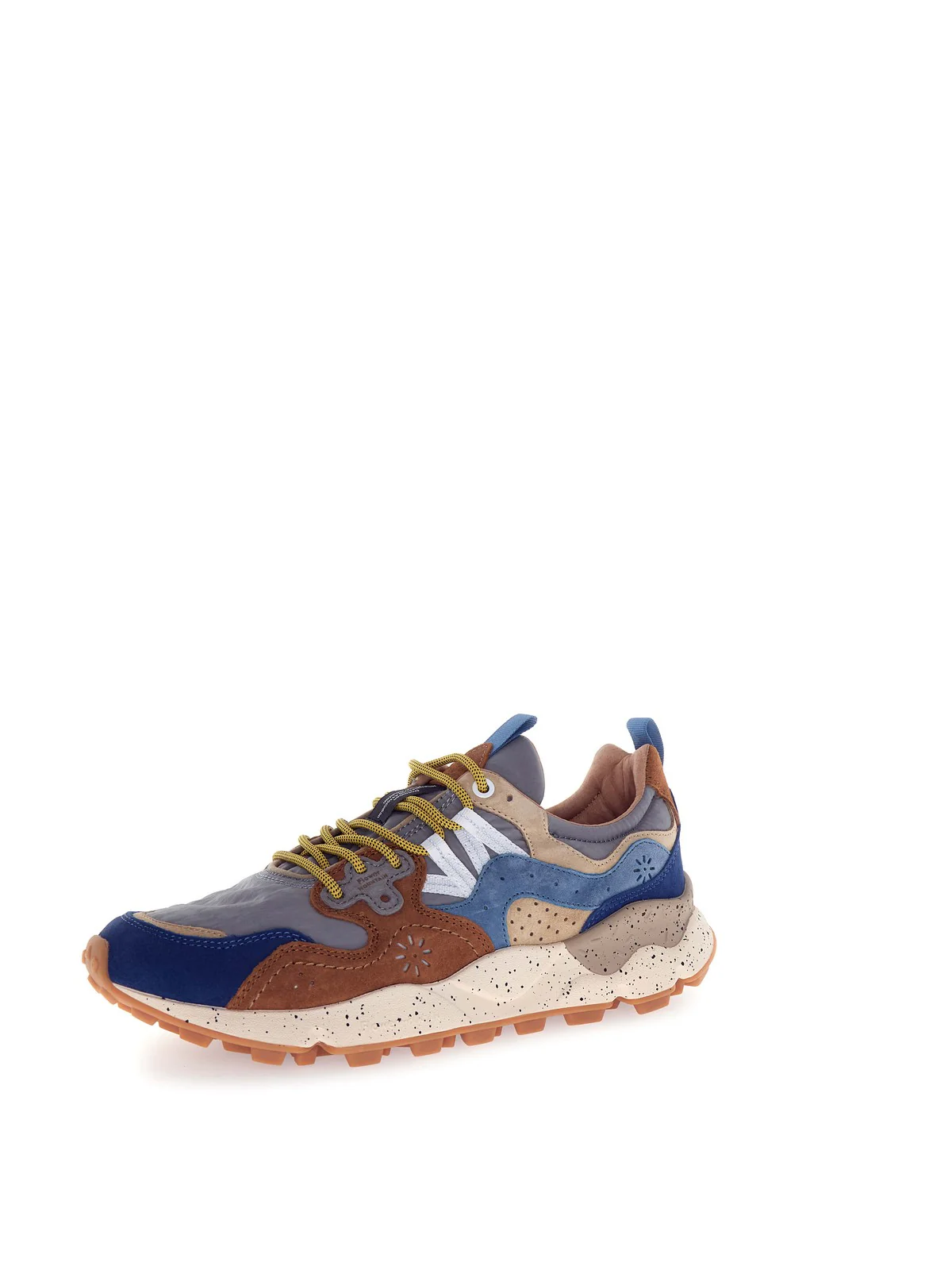 FLOWER MOUNTAIN Sneaker Uomo YAMANO 3 MAN 2017816-01-3D67 BROWN-DEEP PETROL-LIGHT BLUE - Image 5