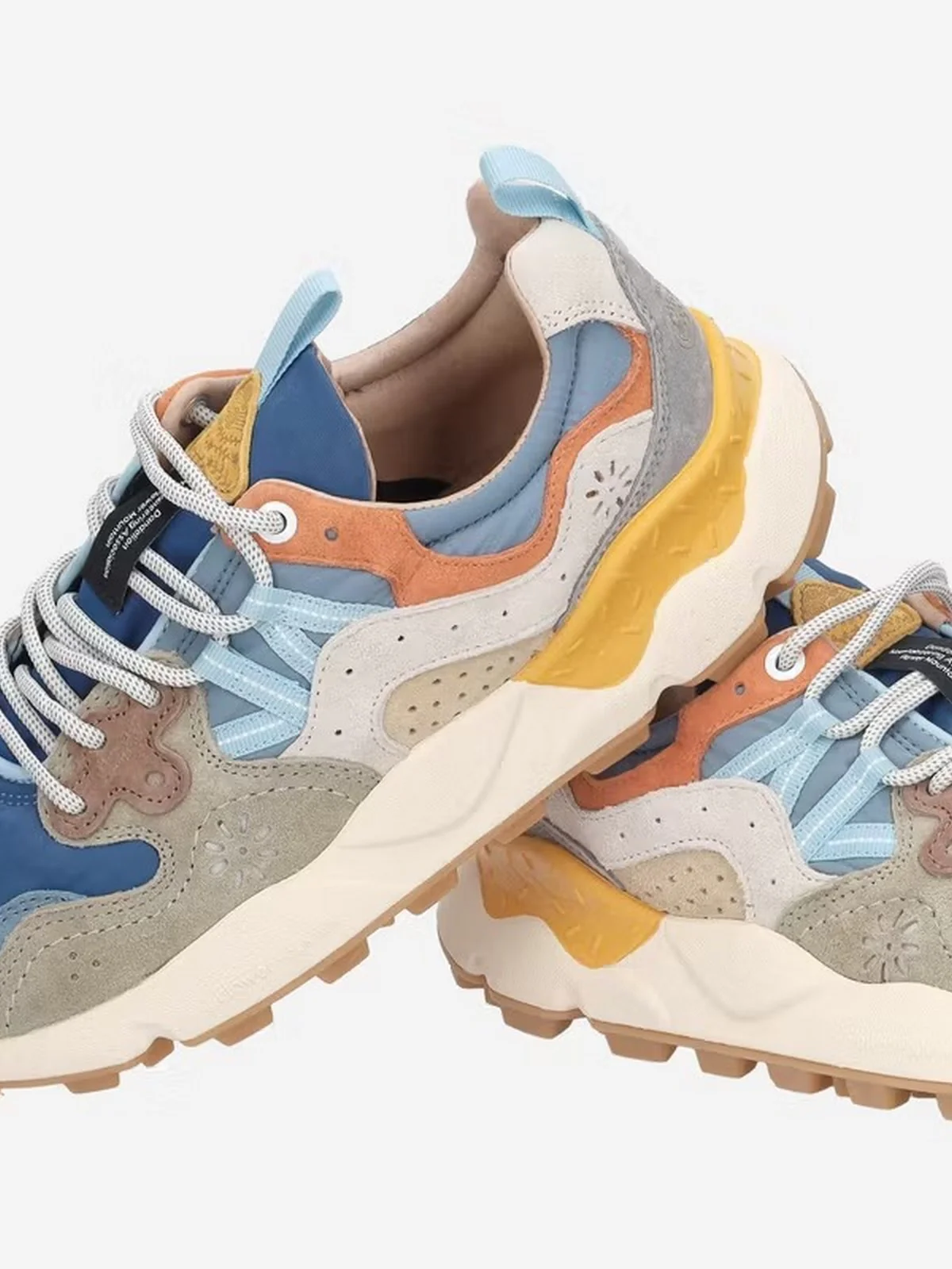 FLOWER MOUNTAIN Sneaker Uomo YAMANO 3 UNI 2017818-01-1B13 AZURE-SAGE - Image 6
