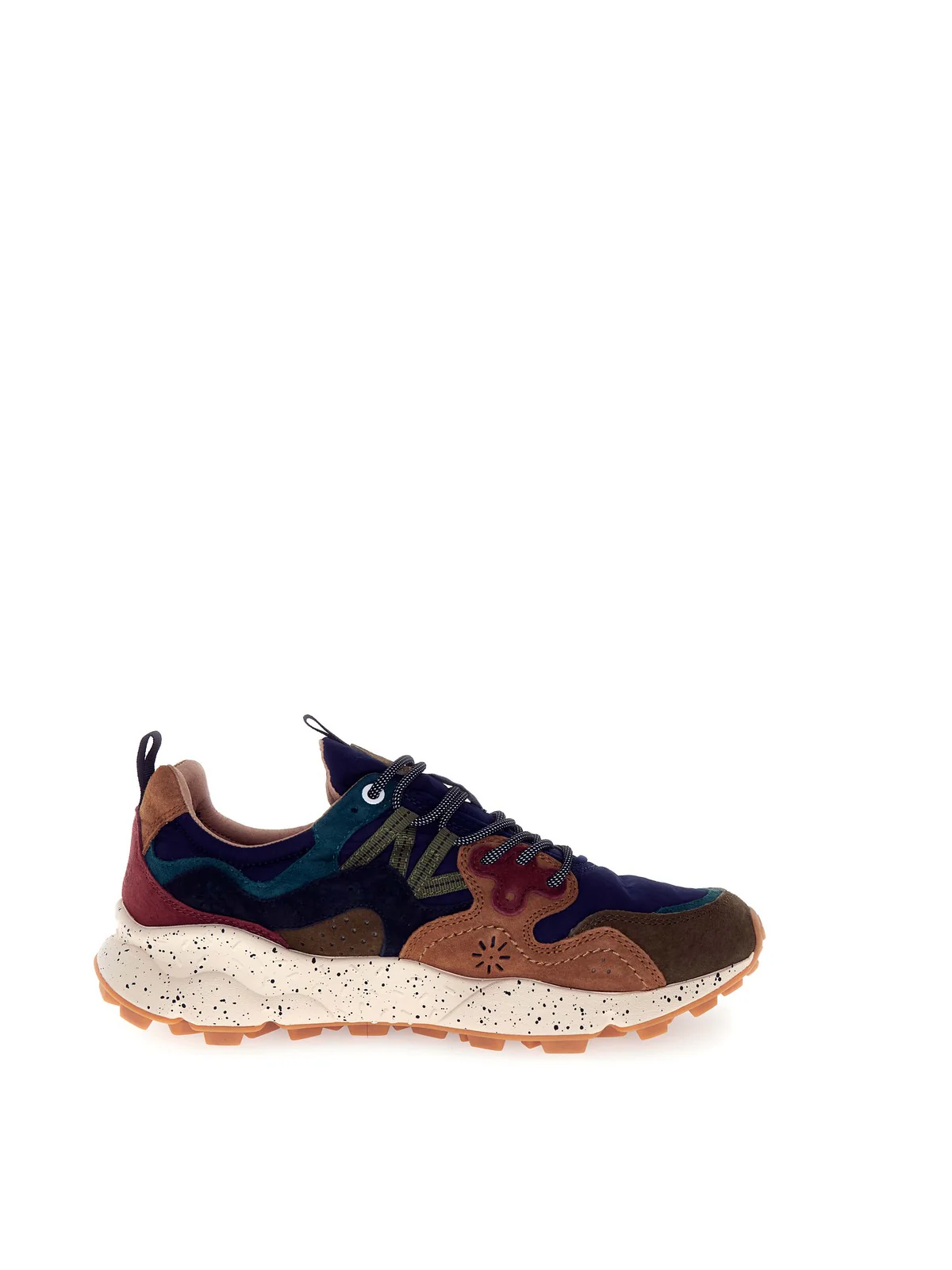 FLOWER MOUNTAIN Sneaker Uomo YAMANO 3 UNI 2017818-01-2B32 DEEP MUD-LIGHT BROWN-NAVY - Image 3