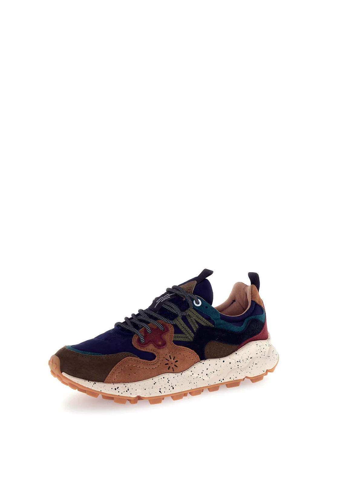 FLOWER MOUNTAIN Sneaker Uomo YAMANO 3 UNI 2017818-01-2B32 DEEP MUD-LIGHT BROWN-NAVY - Image 5