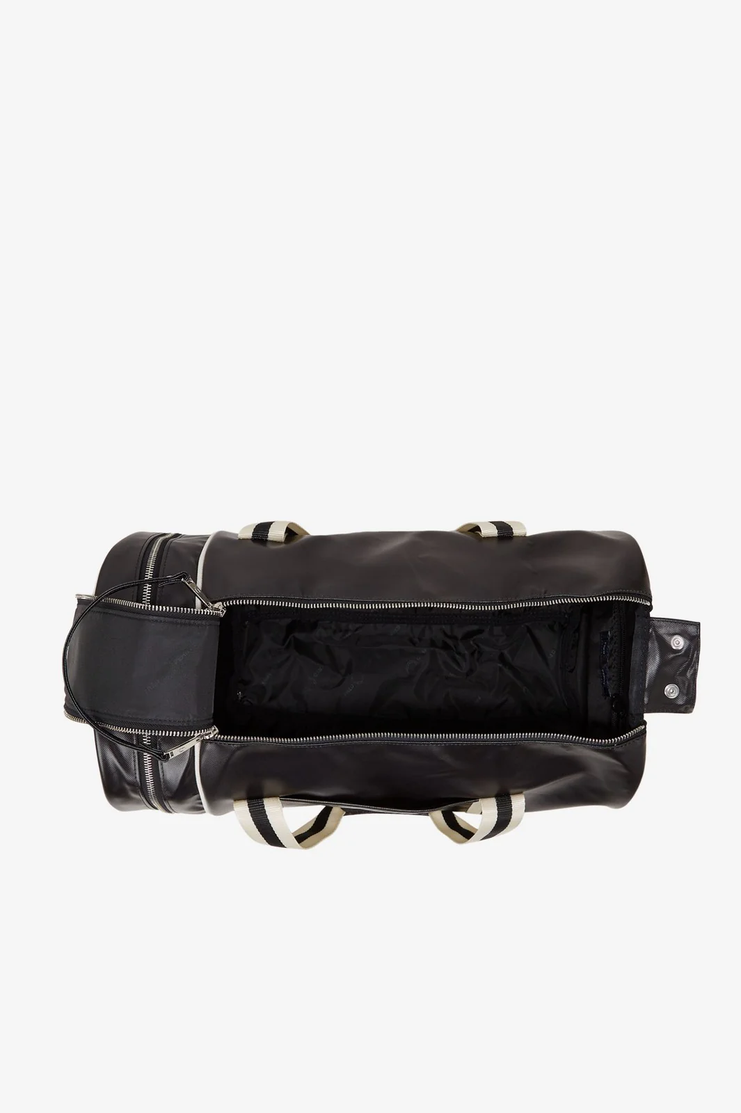 FRED PERRY Borsone Uomo FP CLASSIC BARREL BAG FP-L7255-57 D57 BLACK/ECRU - Image 3
