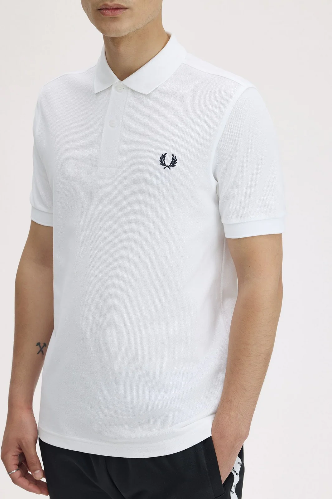 FRED PERRY Polo Uomo FP THE FRED PERRY SHIRT FP-M6000-57 100 WHITE - Image 3