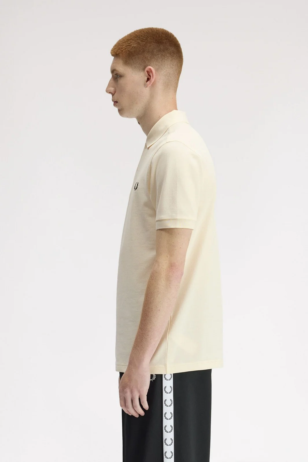 FRED PERRY Polo Uomo FP THE FRED PERRY SHIRT FP-M6000-57 13B ECRU/GRASSROOTS - Image 4