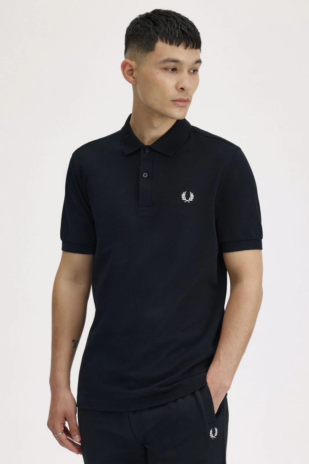 FRED PERRY Polo Uomo FP THE FRED PERRY SHIRT FP-M6000-57 350 BLACK - Image 4
