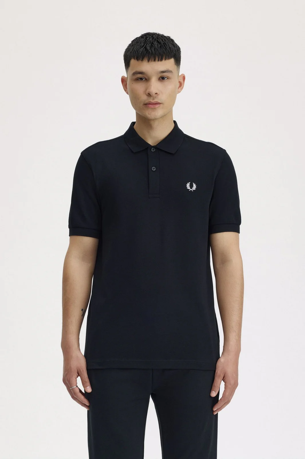 FRED PERRY Polo Uomo FP THE FRED PERRY SHIRT FP-M6000-57 350 BLACK - Image 6