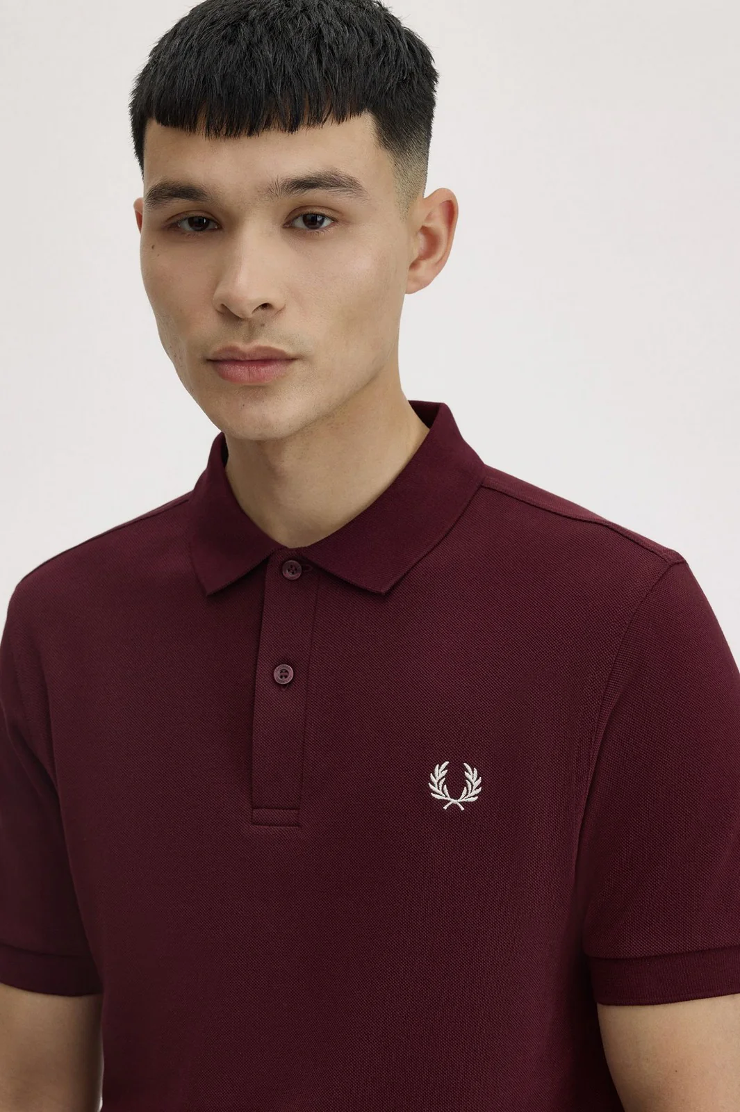FRED PERRY Polo Uomo FP THE FRED PERRY SHIRT FP-M6000-57 597 OXBLOOD - Image 3