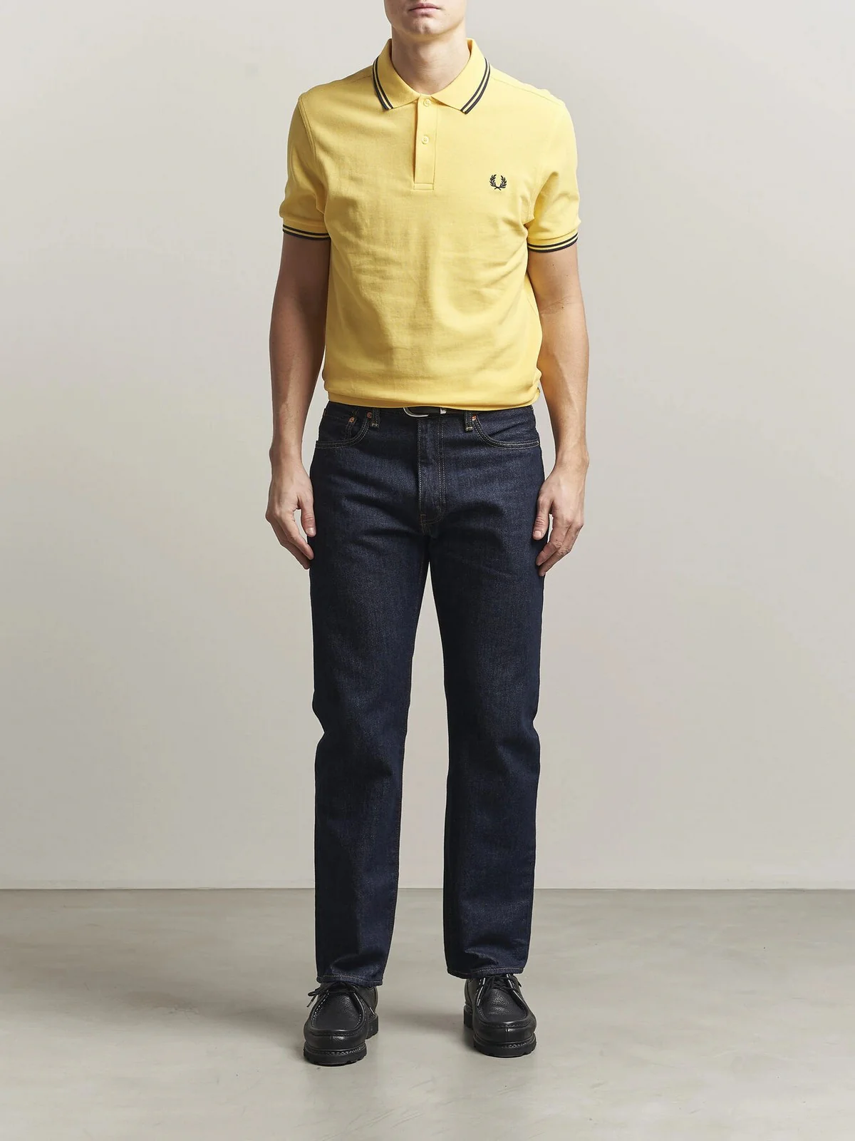 FRED PERRY Polo Uomo FP TWIN TIPPED FRED PERRY SHIRT FP-M3600P-57 06B LMNBRLY/TNSBLUE - Image 3