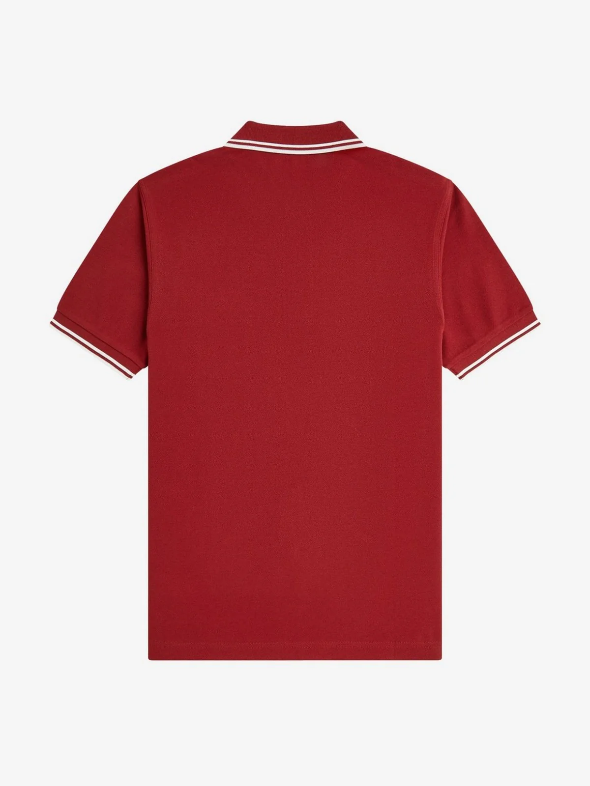 FRED PERRY Polo Uomo FP TWIN TIPPED FRED PERRY SHIRT FP-M3600P-57 07B BURNTRED/SNWHT - Image 2