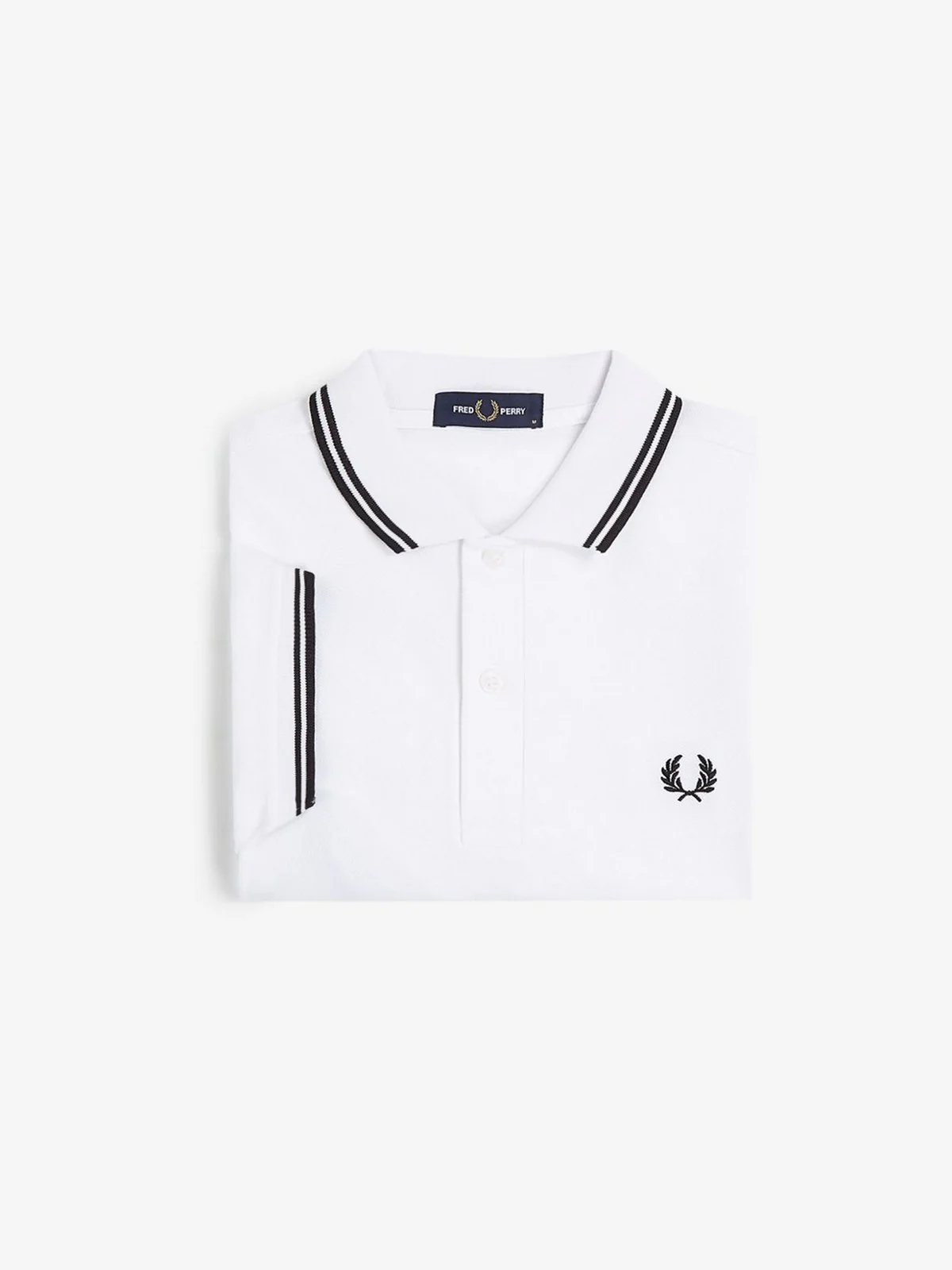 FRED PERRY Polo Uomo FP TWIN TIPPED FRED PERRY SHIRT FP-M3600P-57 200 WHITE - Image 3