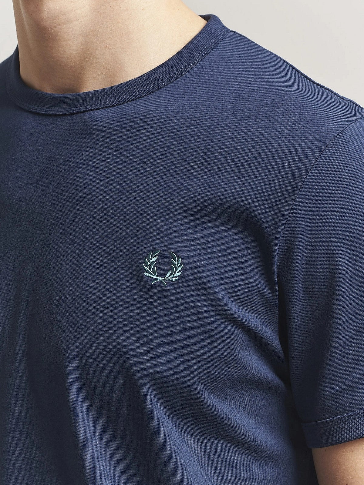 FRED PERRY T-shirt Uomo FP RINGER T-SHIRT FP-M3519-57 31B TENNIS BLUE - Image 2