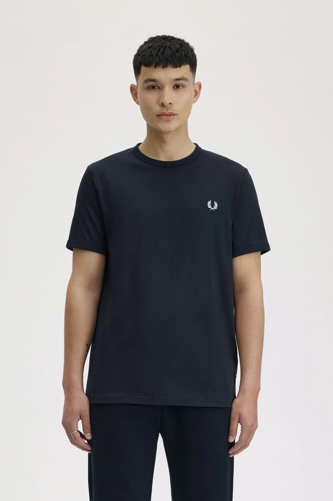 FRED PERRY T-shirt Uomo FP RINGER T-SHIRT FP-M3519-57 608 NAVY - Image 5