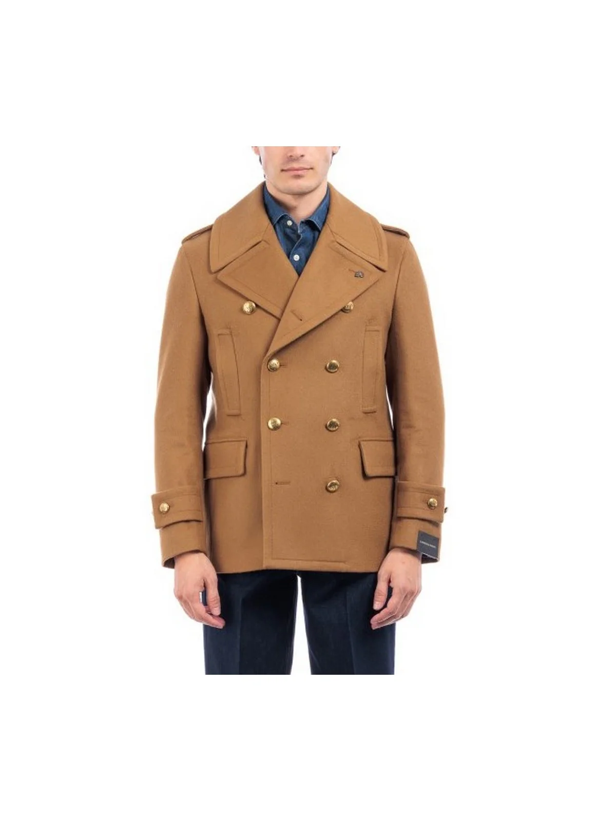 GABRIELE PASINI Cappotto Uomo  37532/1  9049 Marrone - Image 2