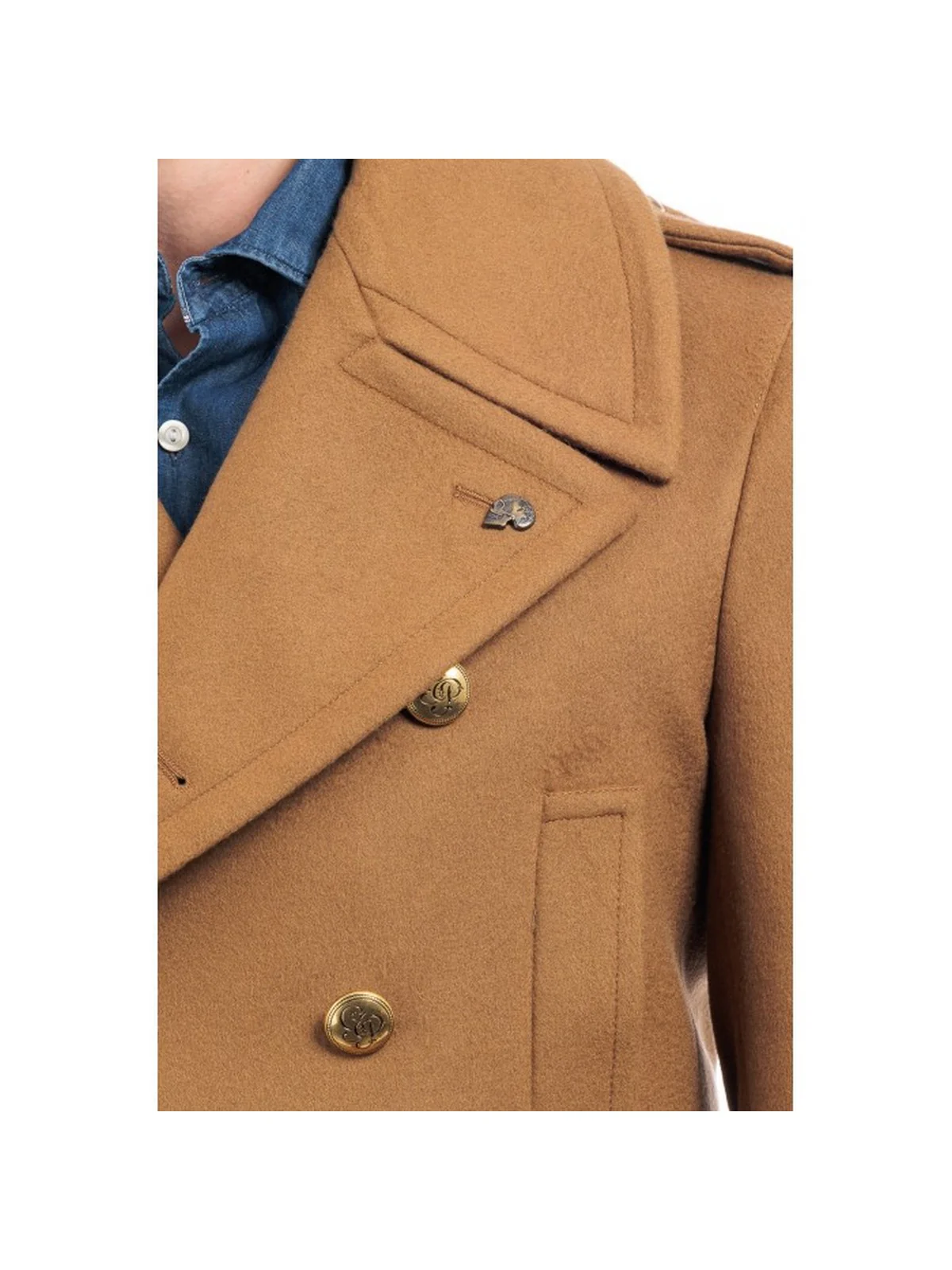 GABRIELE PASINI Cappotto Uomo  37532/1  9049 Marrone - Image 4