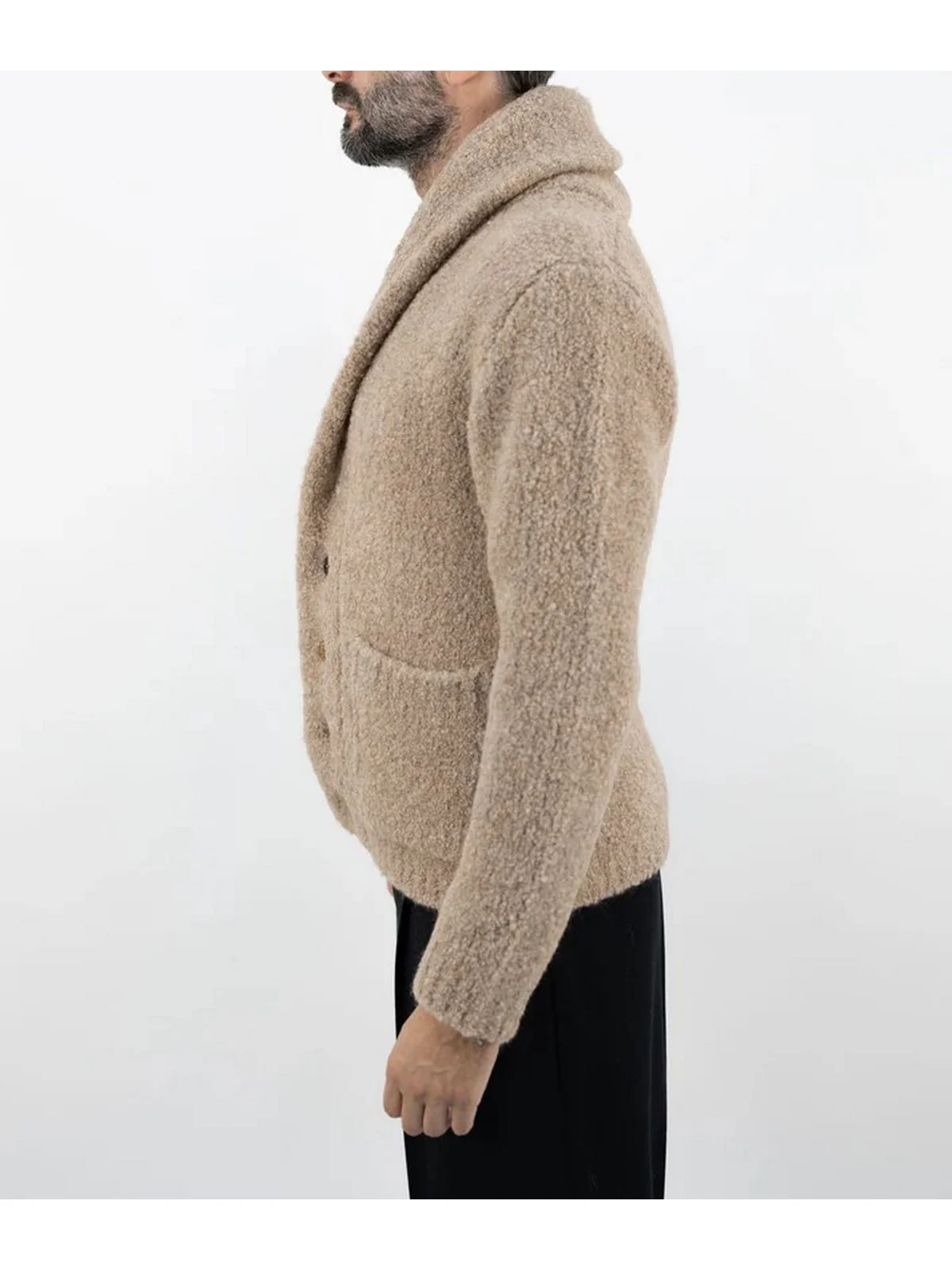 GABRIELE PASINI Cardigan Uomo  49513/1  6252 Marrone - Image 3