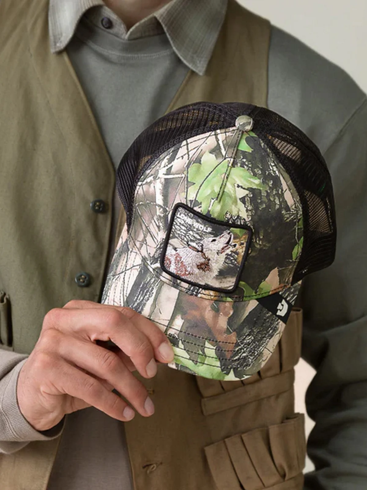 GOORIN BROS Cappello Uomo CAMOUFLAGE LONE WOLF 101-2560 CAM CAMOUFLAGE - Image 3