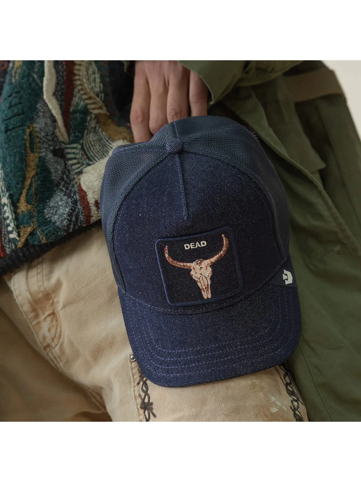 GOORIN BROS Cappello Uomo DENIM DEAD 101-2589 DAR DARK DENIM - Image 6