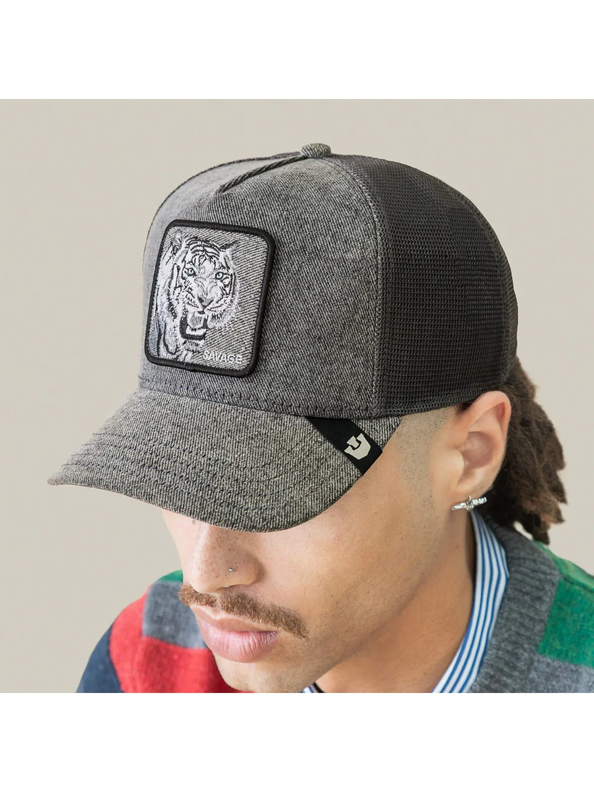 GOORIN BROS Cappello Uomo DENIM SAVAGE 101-2591 DEN GRAY DENIM - Image 3