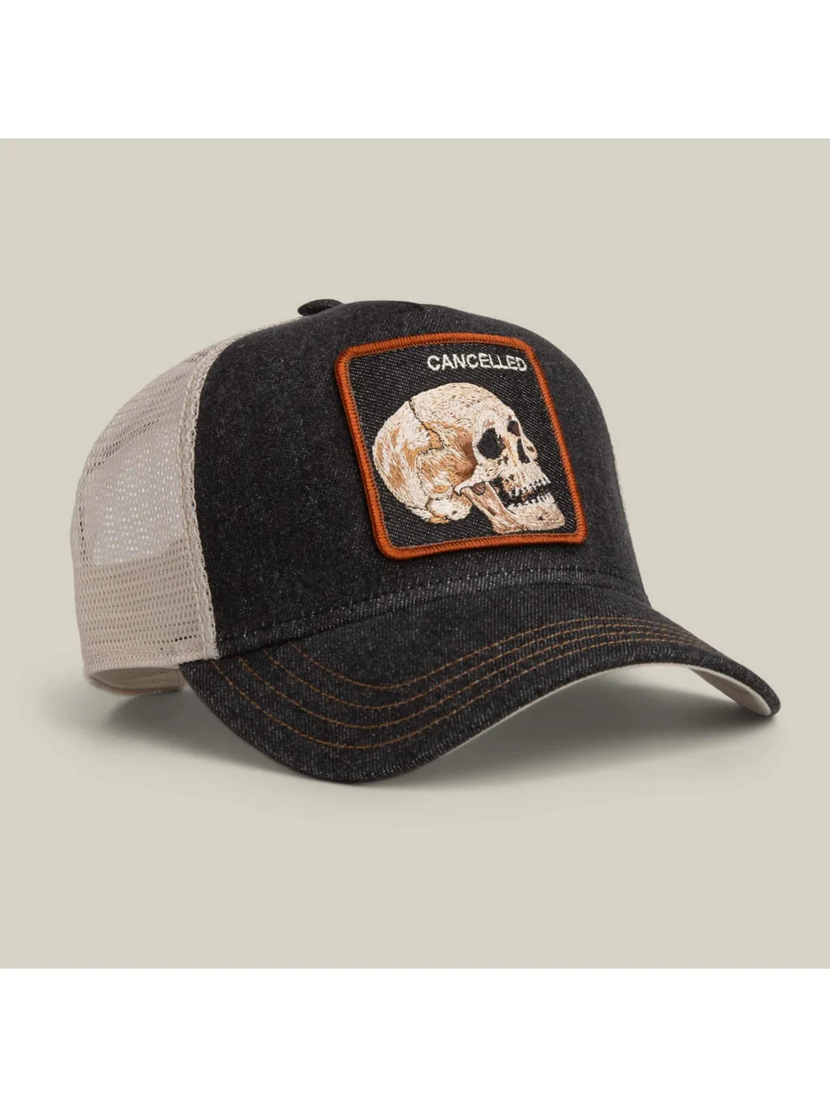 GOORIN BROS Cappello Uomo DENIM SKULL 101-2959 DEN DARK DENIM - Image 3