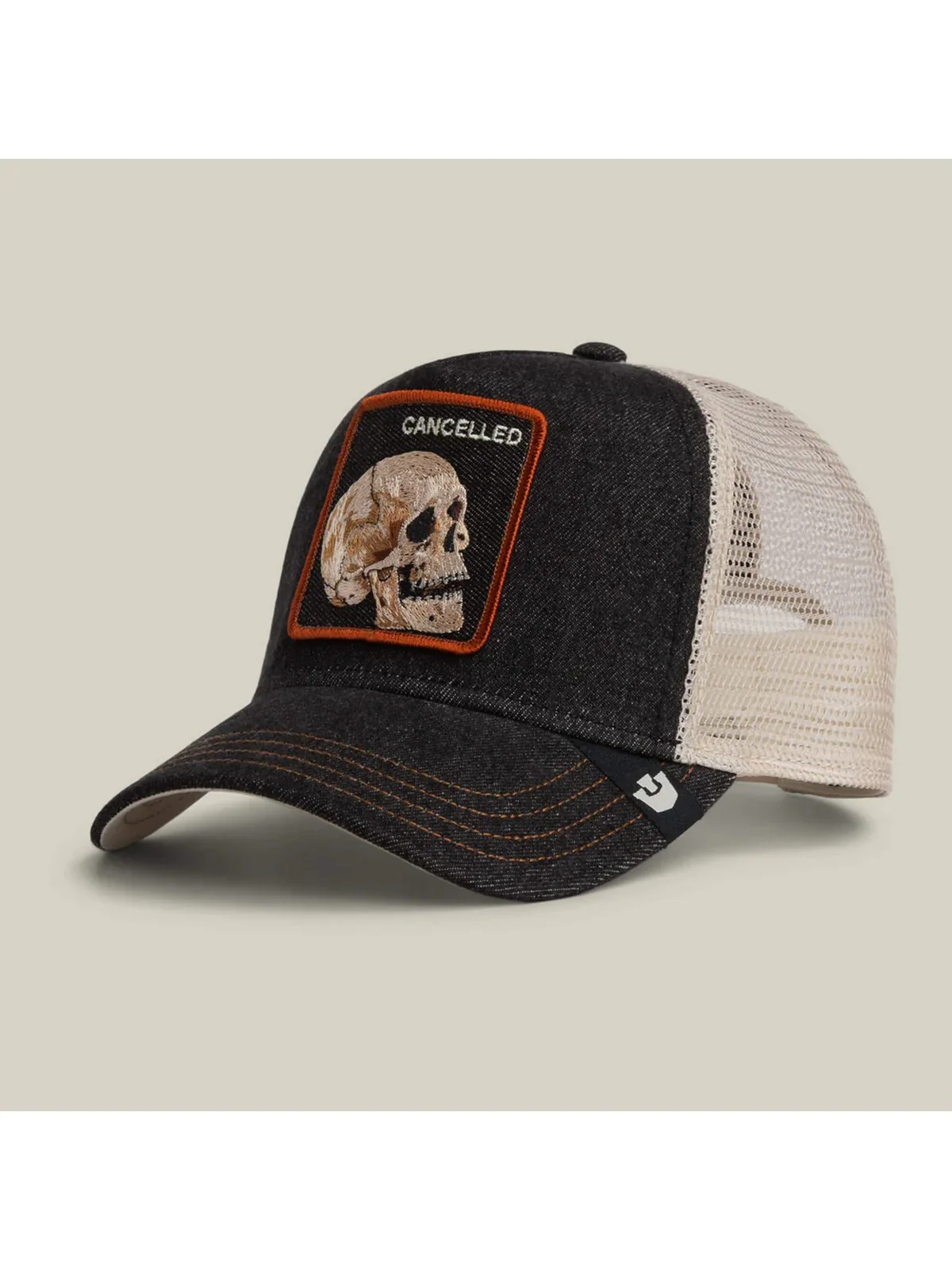 GOORIN BROS Cappello Uomo DENIM SKULL 101-2959 DEN DARK DENIM - Image 4