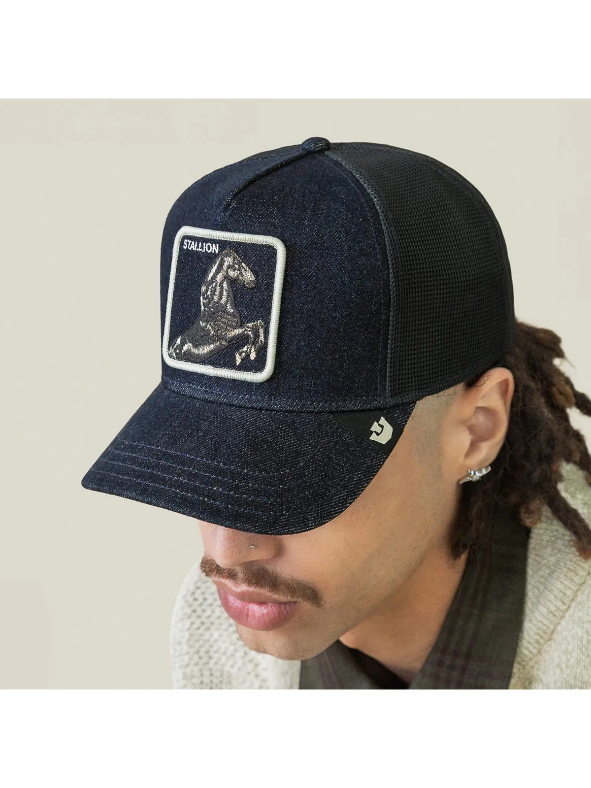GOORIN BROS Cappello Uomo DENIM STALLION 101-2592 DEN DARK DENIM - Image 8