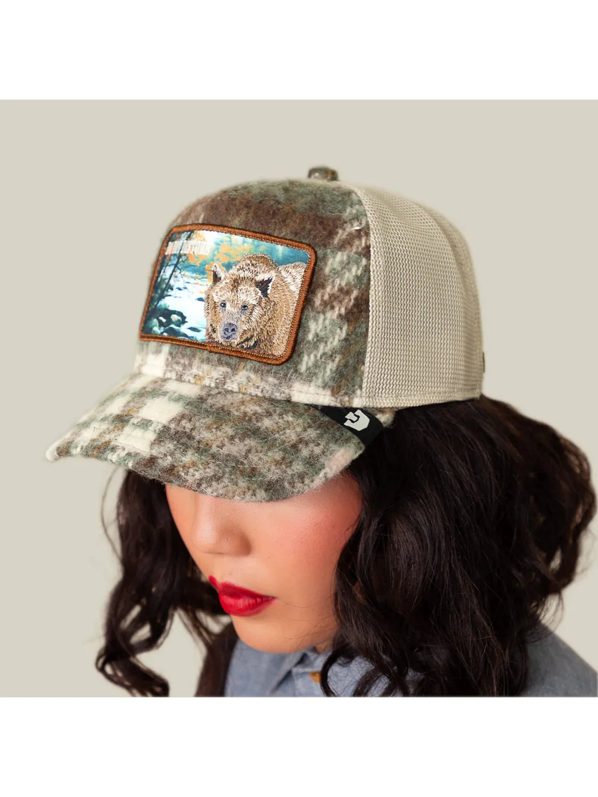 GOORIN BROS Cappello Uomo DON'T POKE THE BEAR 101-2313 PLAID PLAID - Image 8