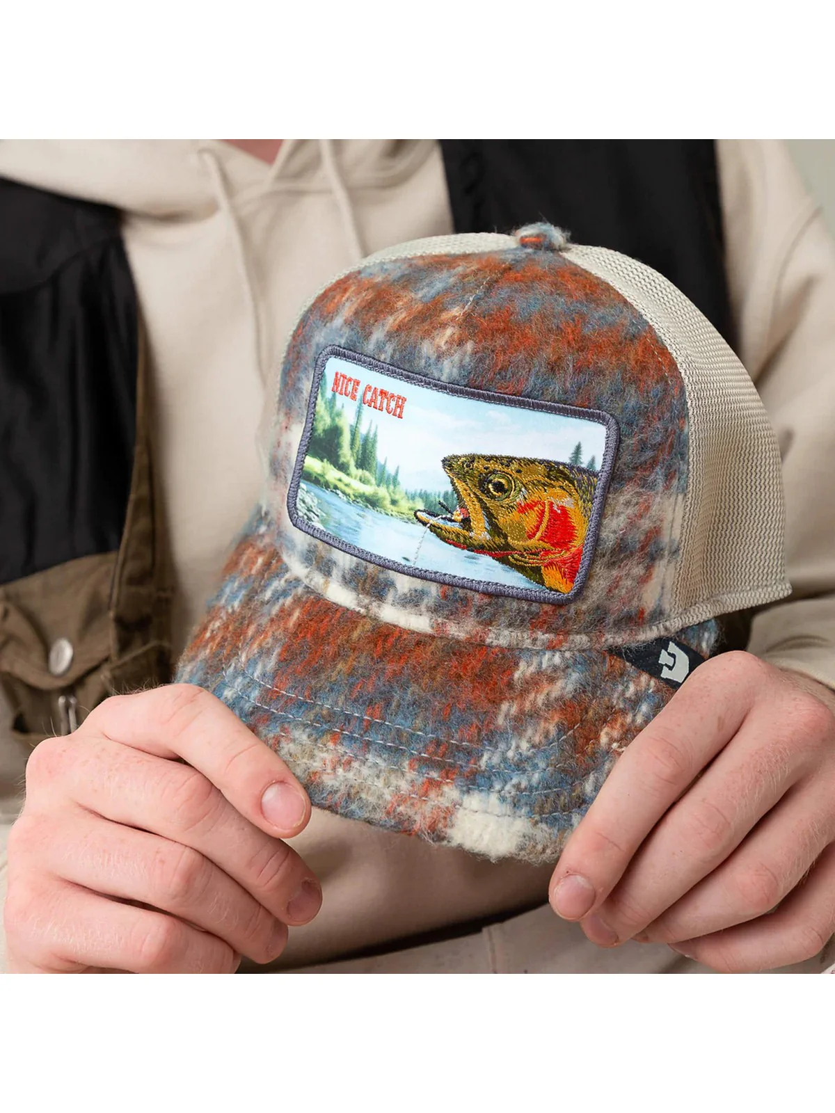 GOORIN BROS Cappello Uomo DOWN THE RIVER 101-2312 PLAID PLAID - Image 3
