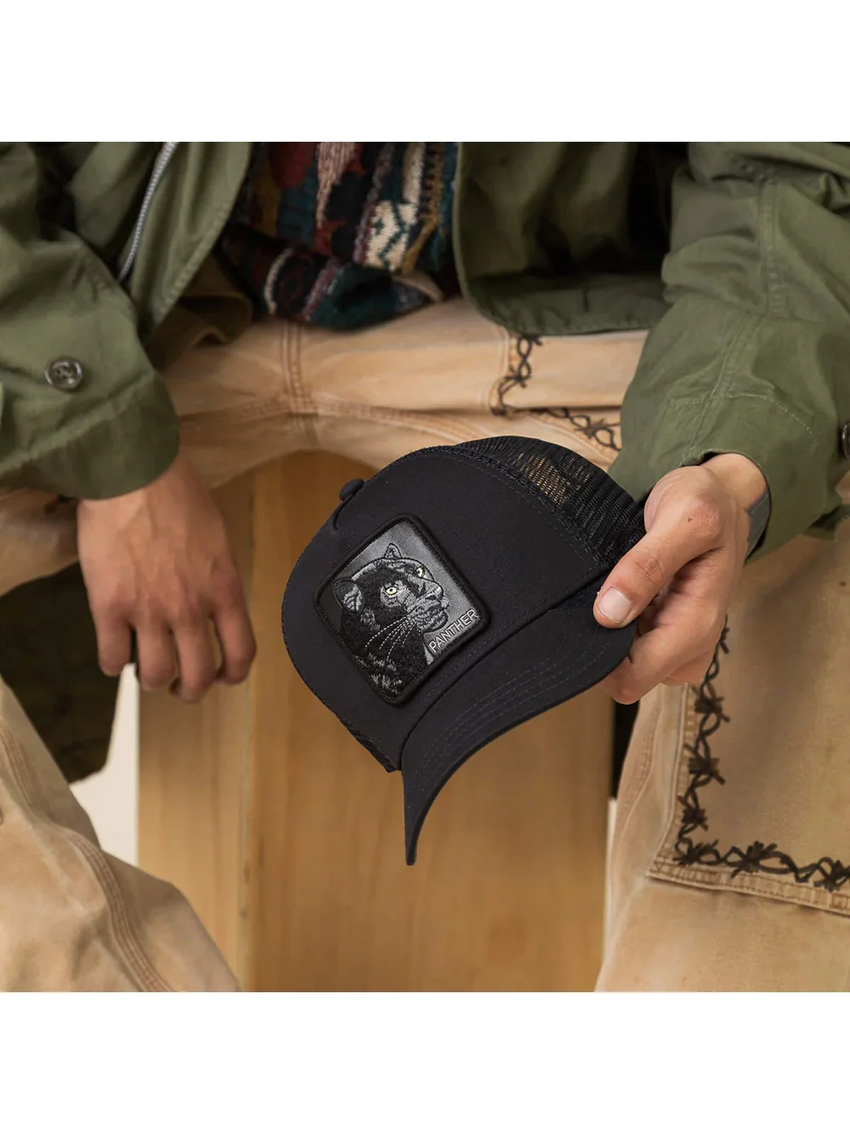 GOORIN BROS Cappello Uomo PANTHER TRUCKER 101-2510 VOI VOID - Image 4
