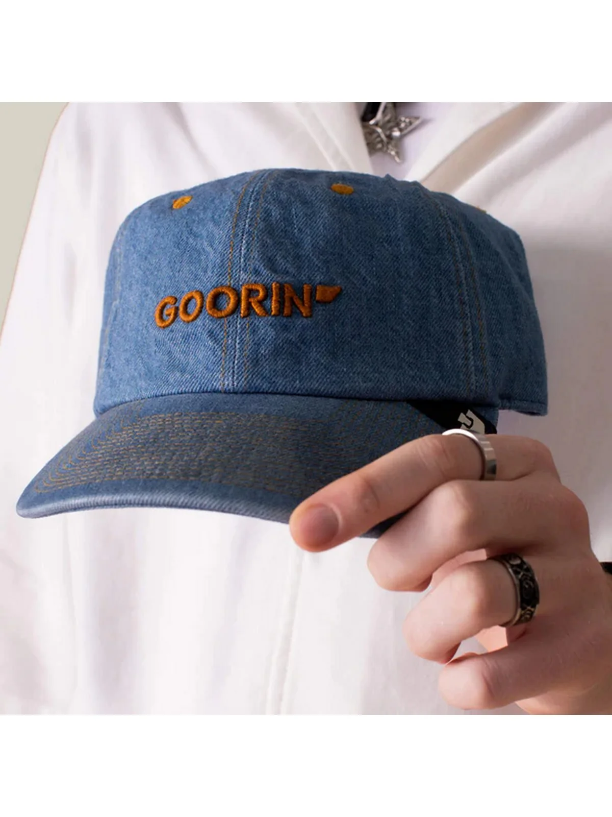 GOORIN BROS Cappello Uomo PAPA CORE DENIM 101-2686 SKY SKY - Image 2