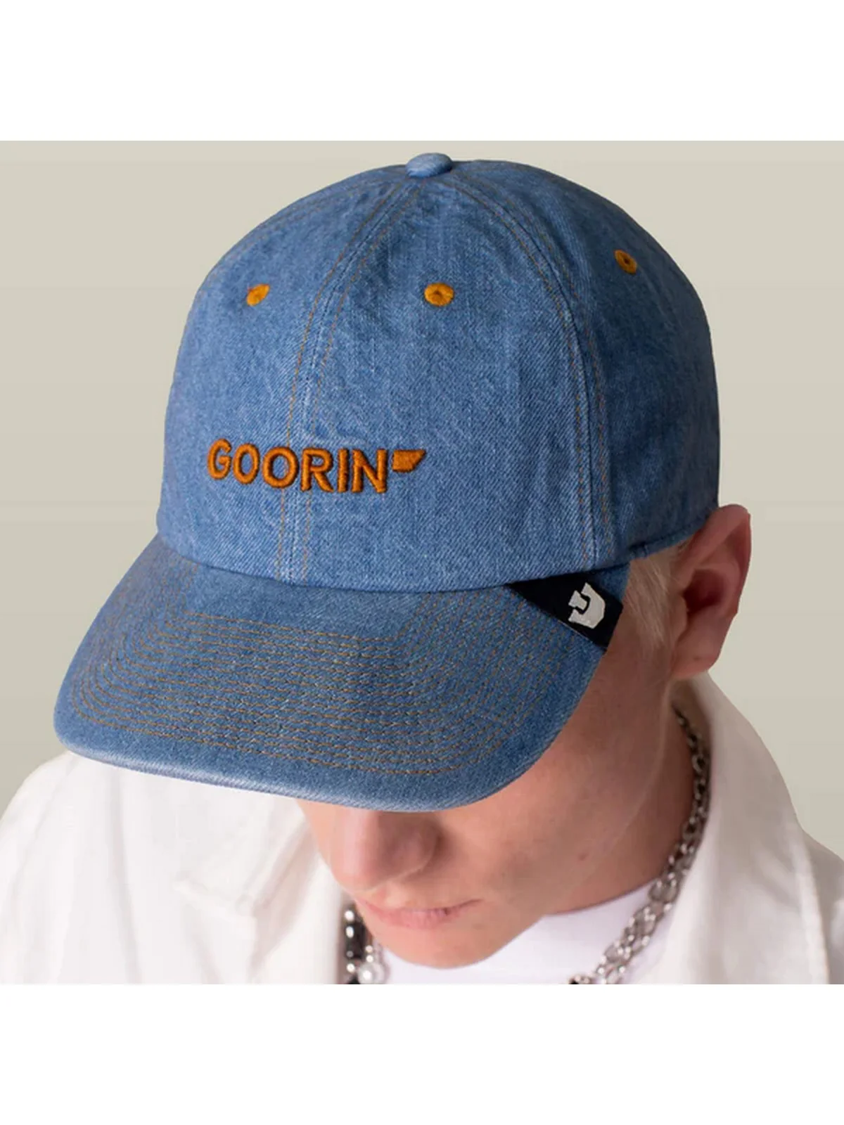 GOORIN BROS Cappello Uomo PAPA CORE DENIM 101-2686 SKY SKY - Image 4