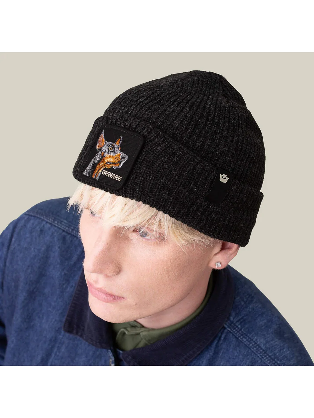 GOORIN BROS Cappello Uomo THE BEWARE BEANIE 107-2567 VOI VOID - Image 4