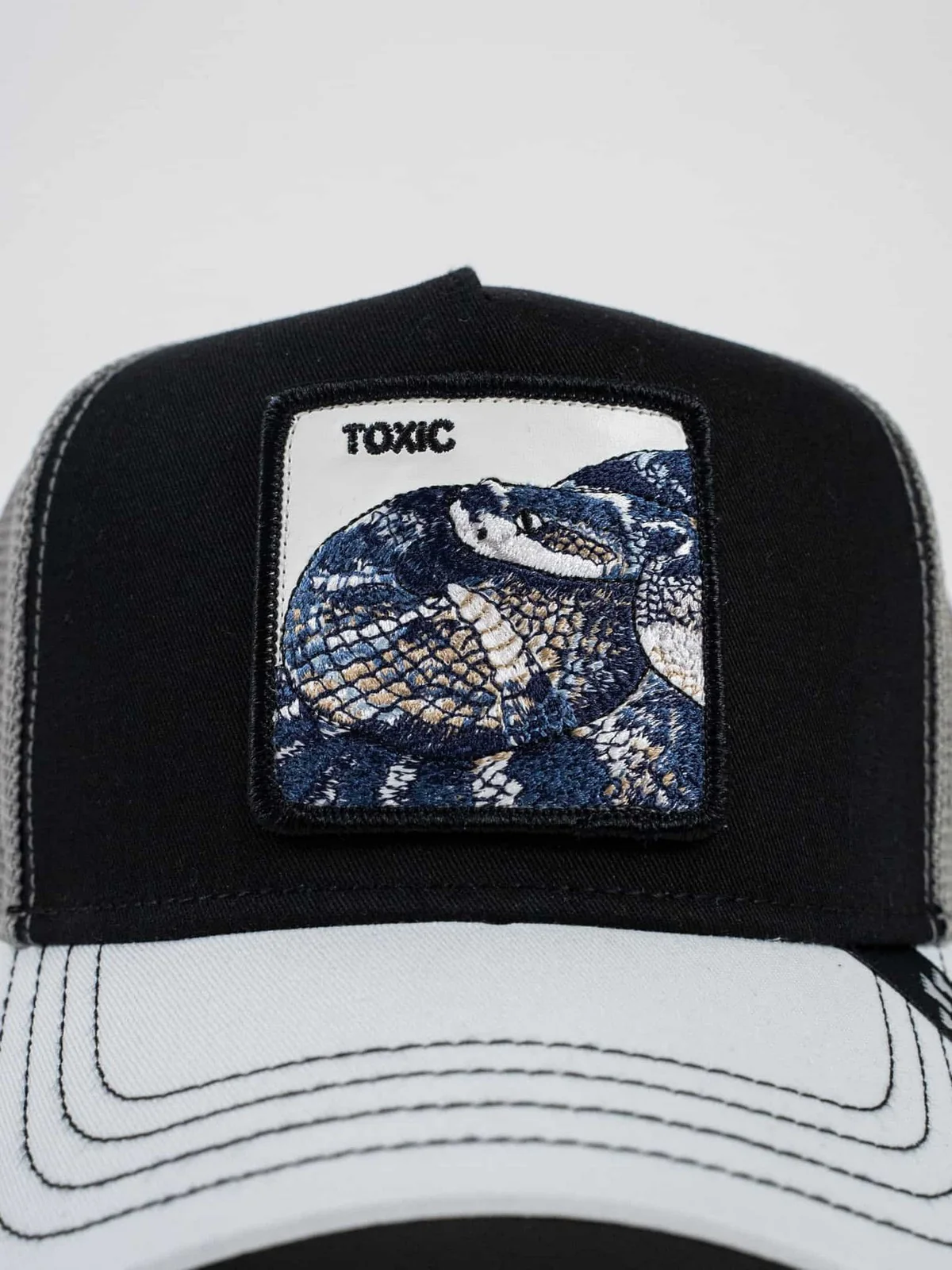 GOORIN BROS Cappello Uomo V2 SNAKE 101-1342 BKW BLACK/WHITE - Image 2