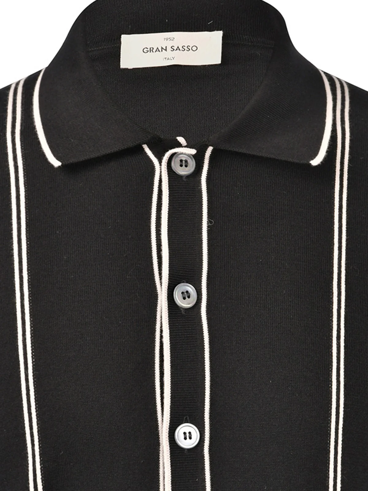 GRAN SASSO Camicia Uomo  59135/18041 099 Nero - Image 2