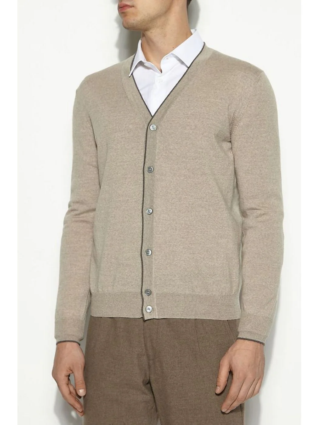 GRAN SASSO Cardigan Uomo  55123/14265 018 Beige - Image 2
