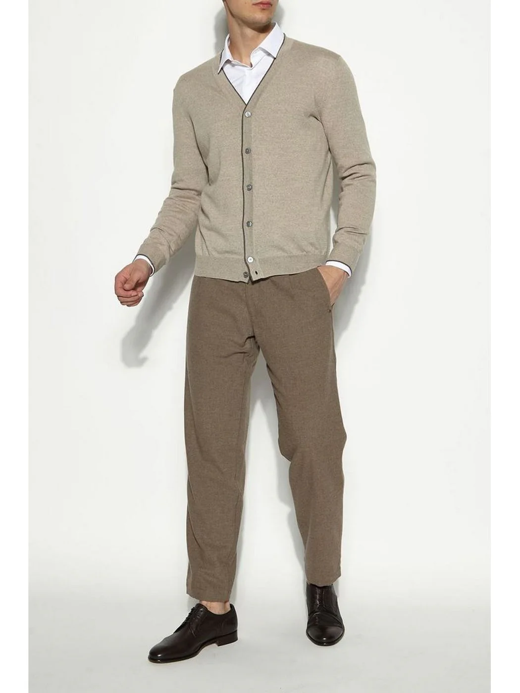 GRAN SASSO Cardigan Uomo  55123/14265 018 Beige - Image 3