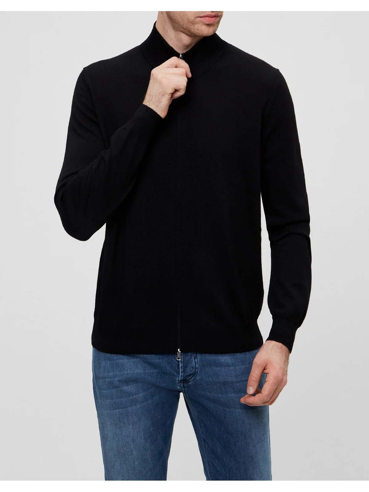 GRAN SASSO Cardigan Uomo  55144/14290 099 Nero - Image 3