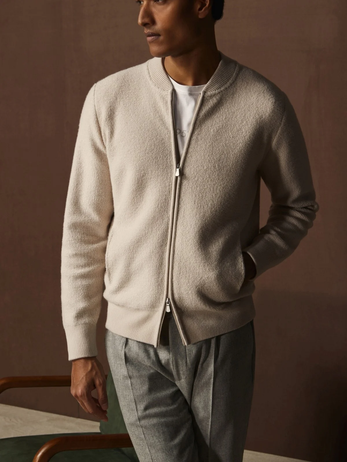 GRAN SASSO Cardigan Uomo  57139/19658 113 Avorio - Image 2