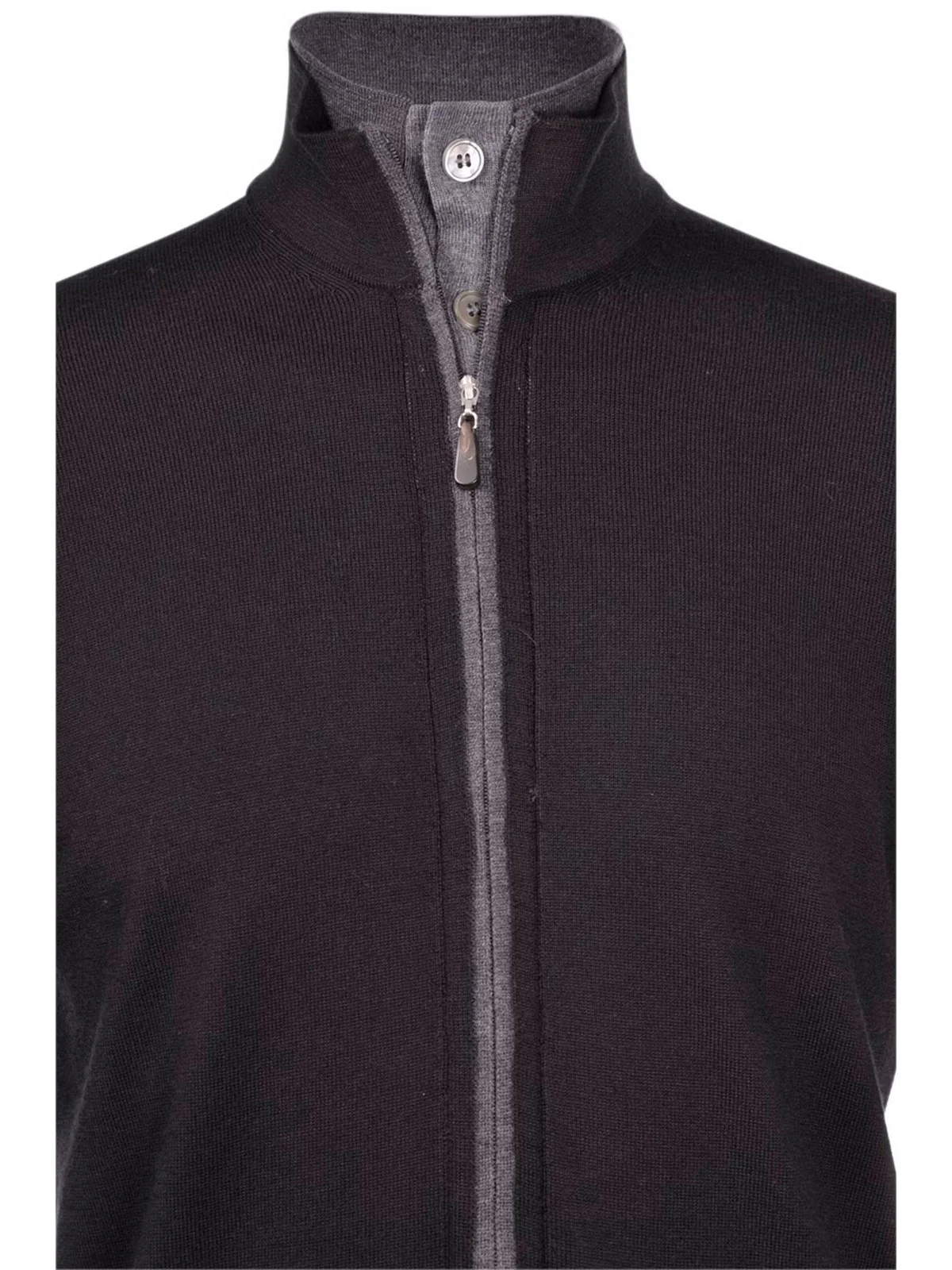 GRAN SASSO Cardigan Uomo  57142/14223 099 Nero - Image 3