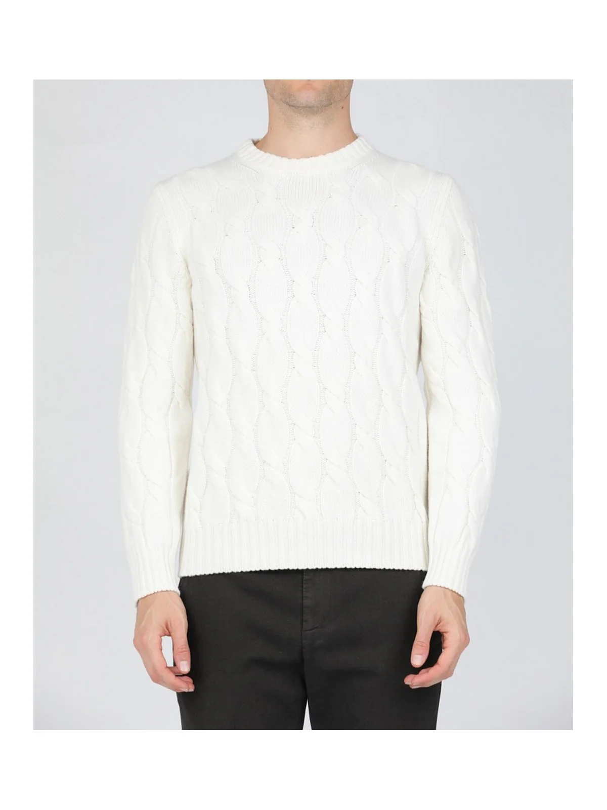 GRAN SASSO Maglione Uomo  13186/19659 001 Bianco - Image 2