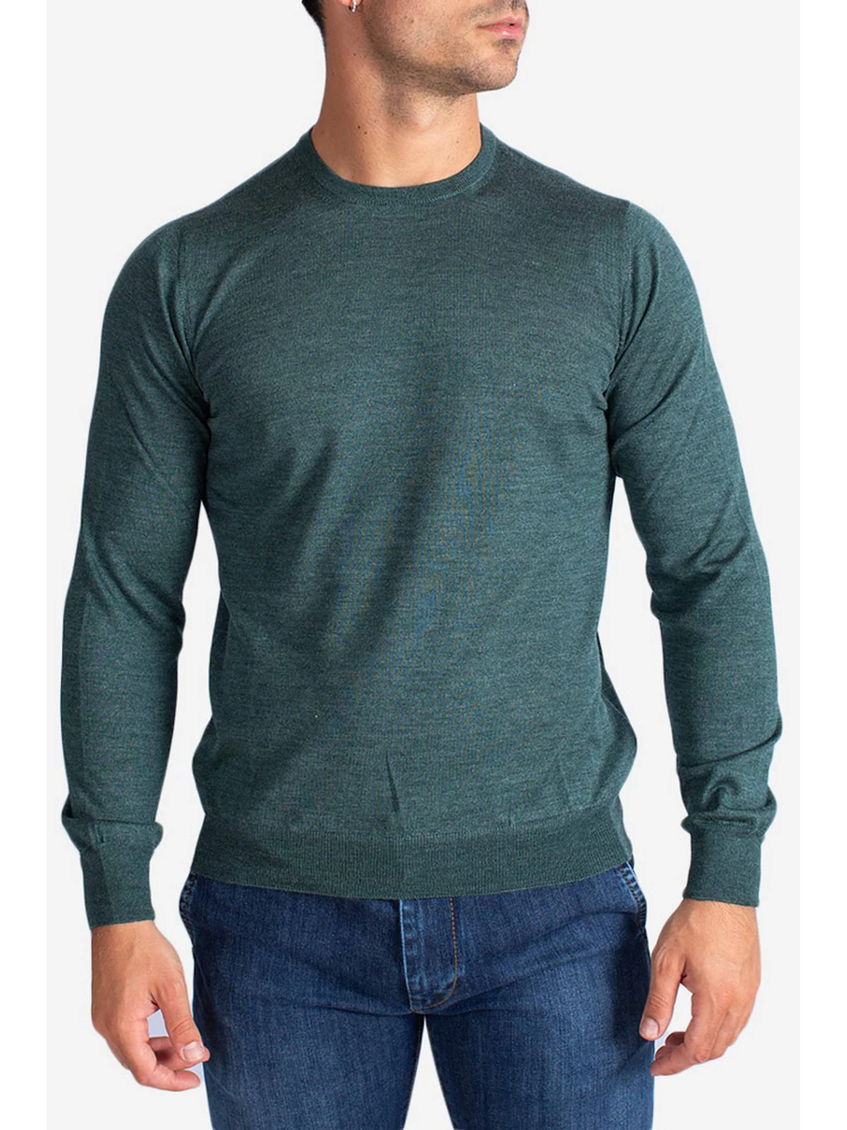 GRAN SASSO Maglione Uomo  57167/13190 475 Verde - Image 2