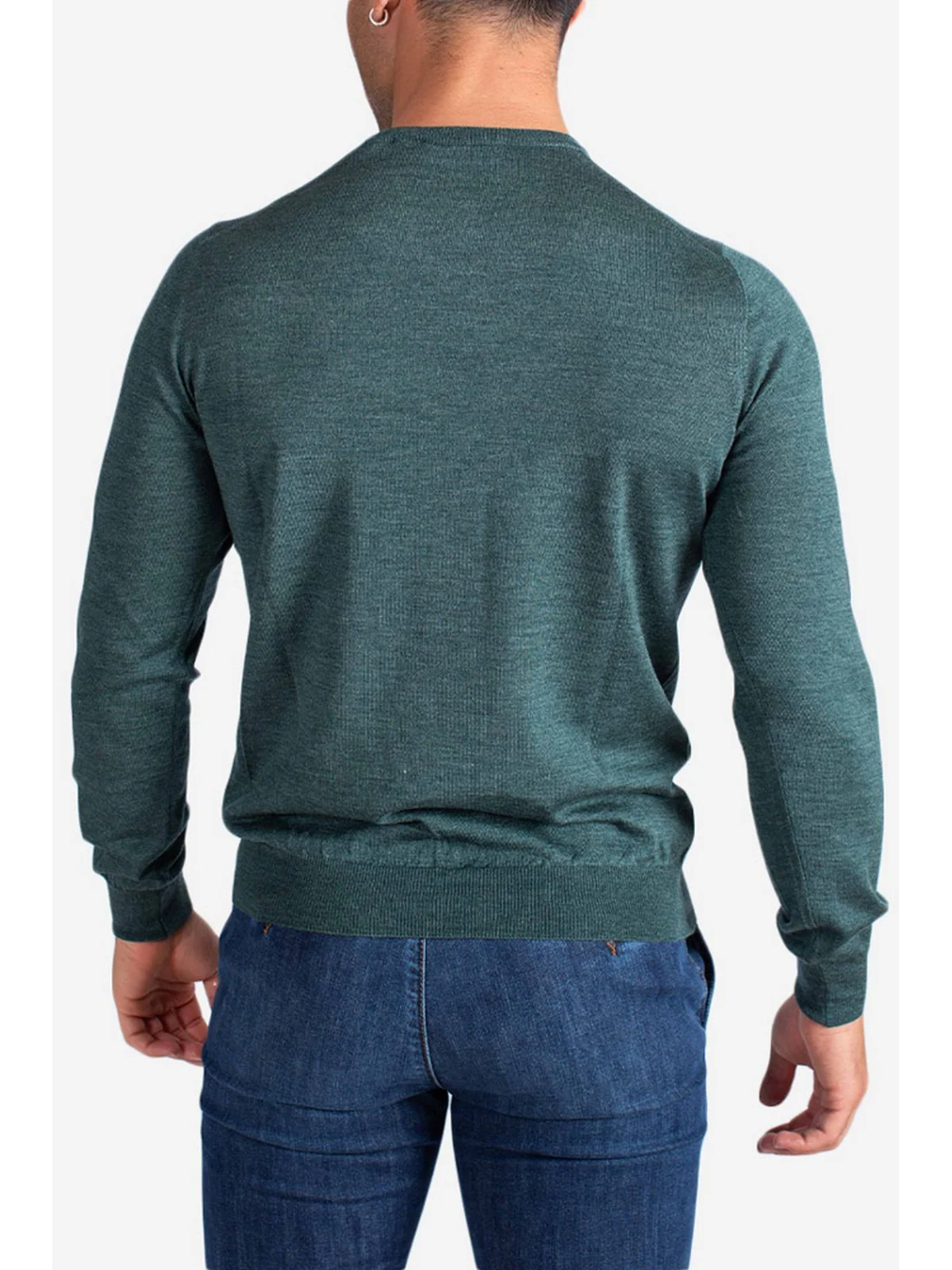 GRAN SASSO Maglione Uomo  57167/13190 475 Verde - Image 4