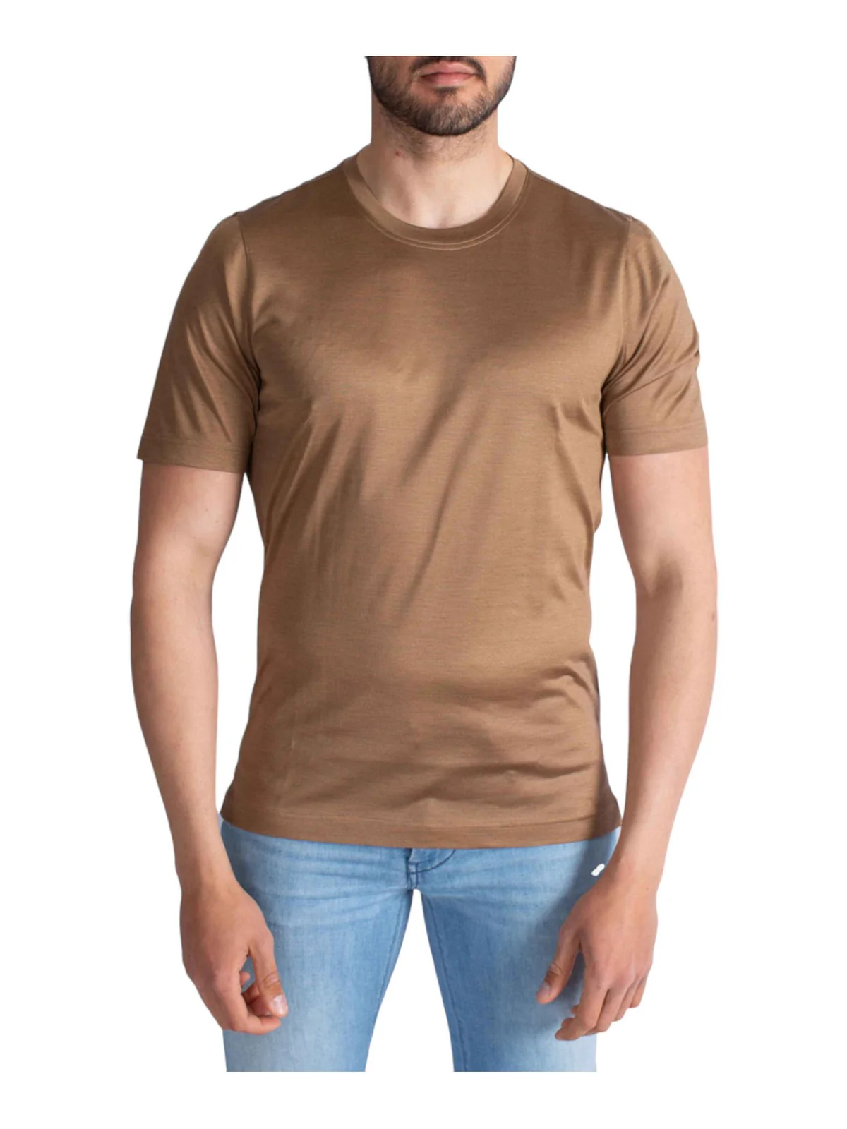 GRAN SASSO T-Shirt e Polo Uomo 60133/78311 160 Marrone - Image 2