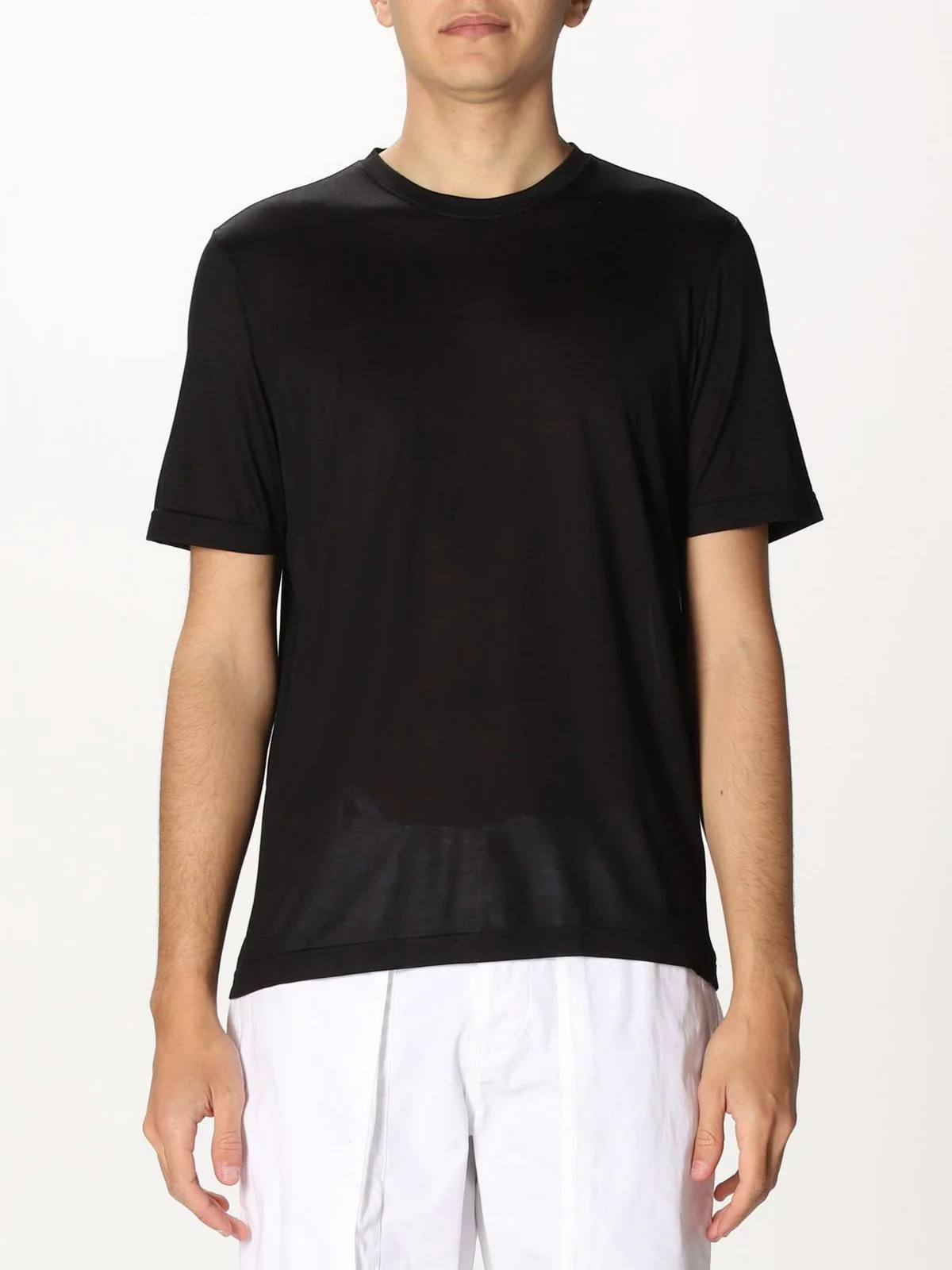 GRAN SASSO T-Shirt e Polo Uomo 60133/78311 303 Nero - Image 2