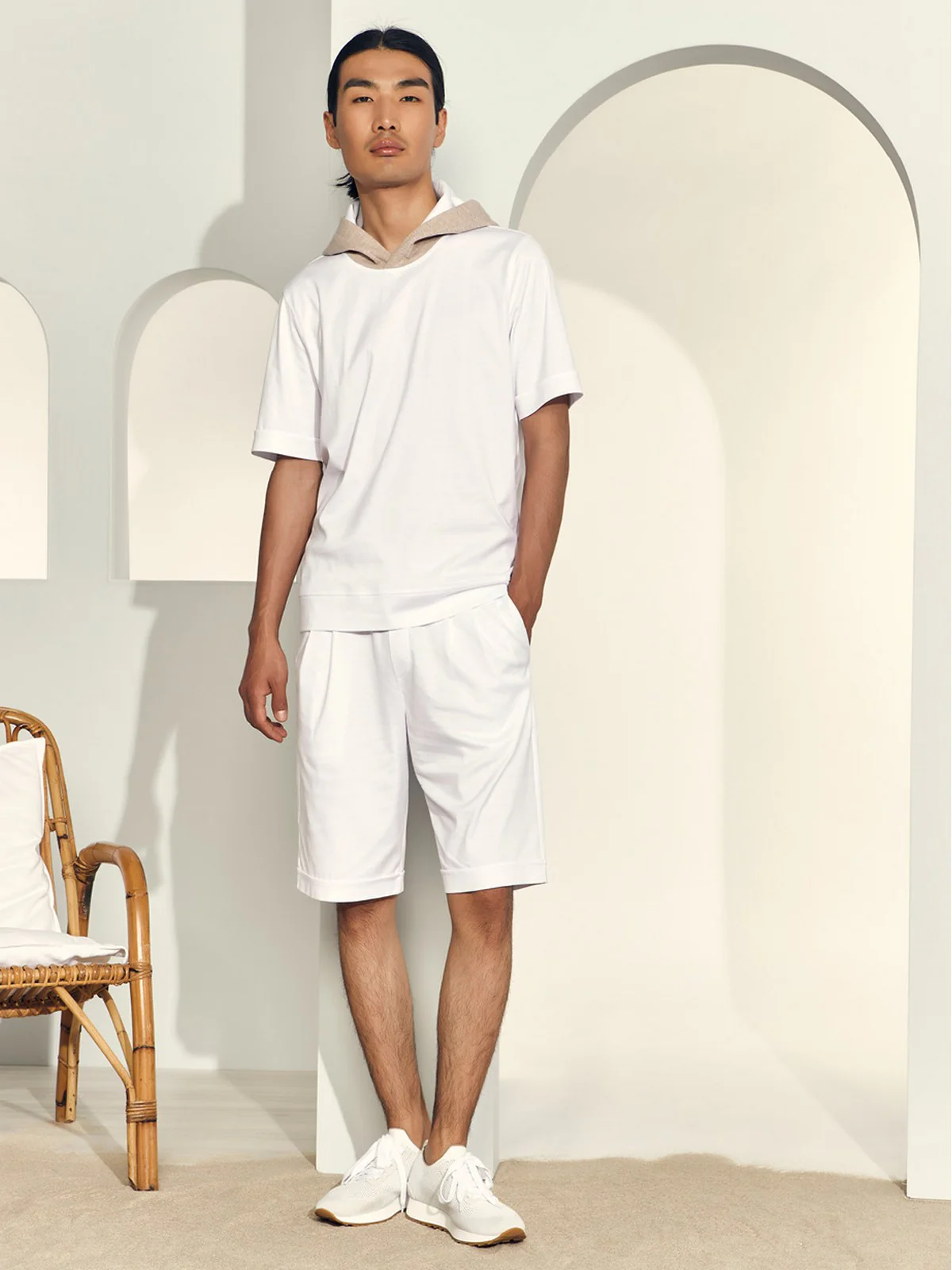 GRAN SASSO T-Shirt e Polo Uomo 60153/80702 005 Bianco - Image 3